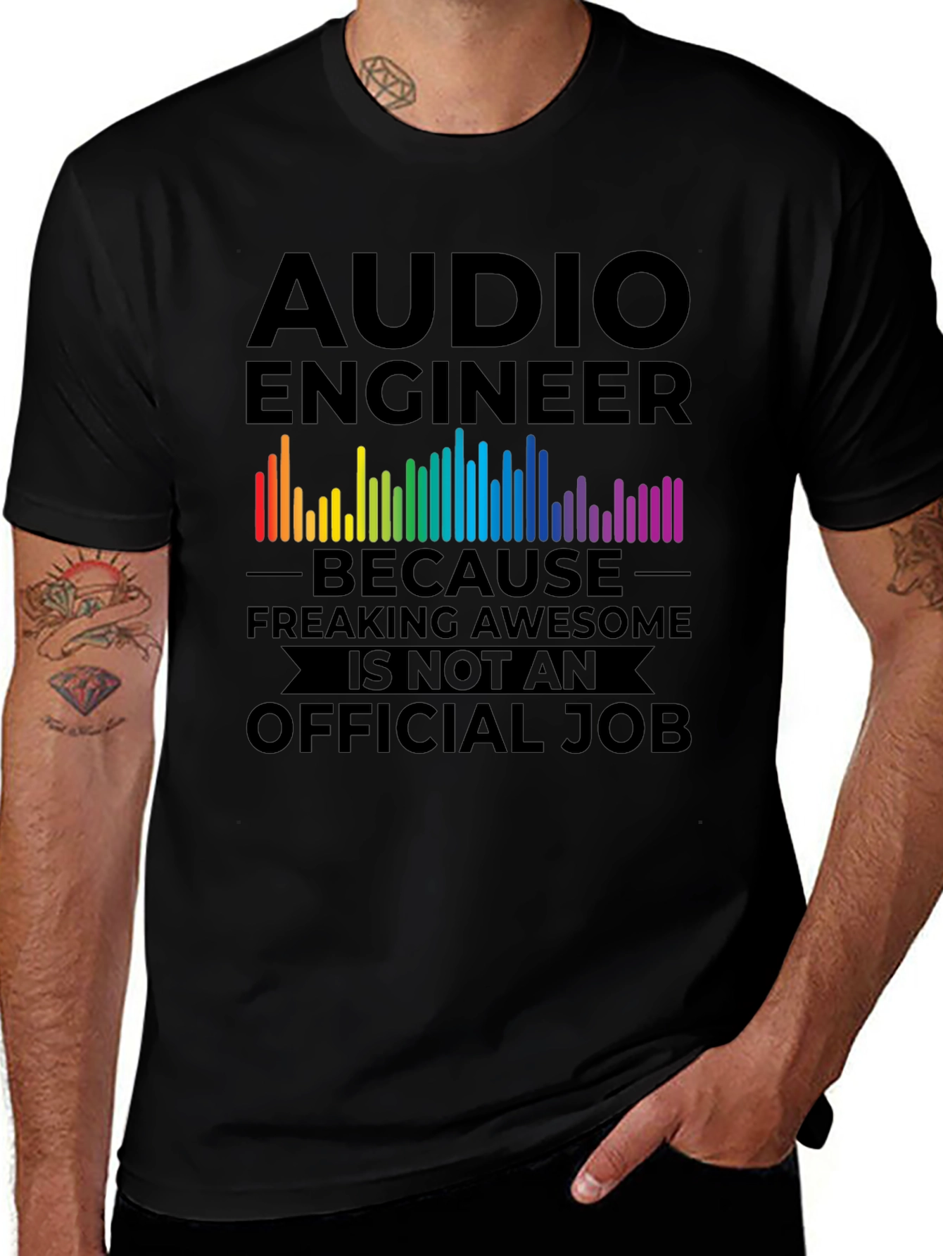 Audio Engineer Freaking Awesome Job T-Shirt