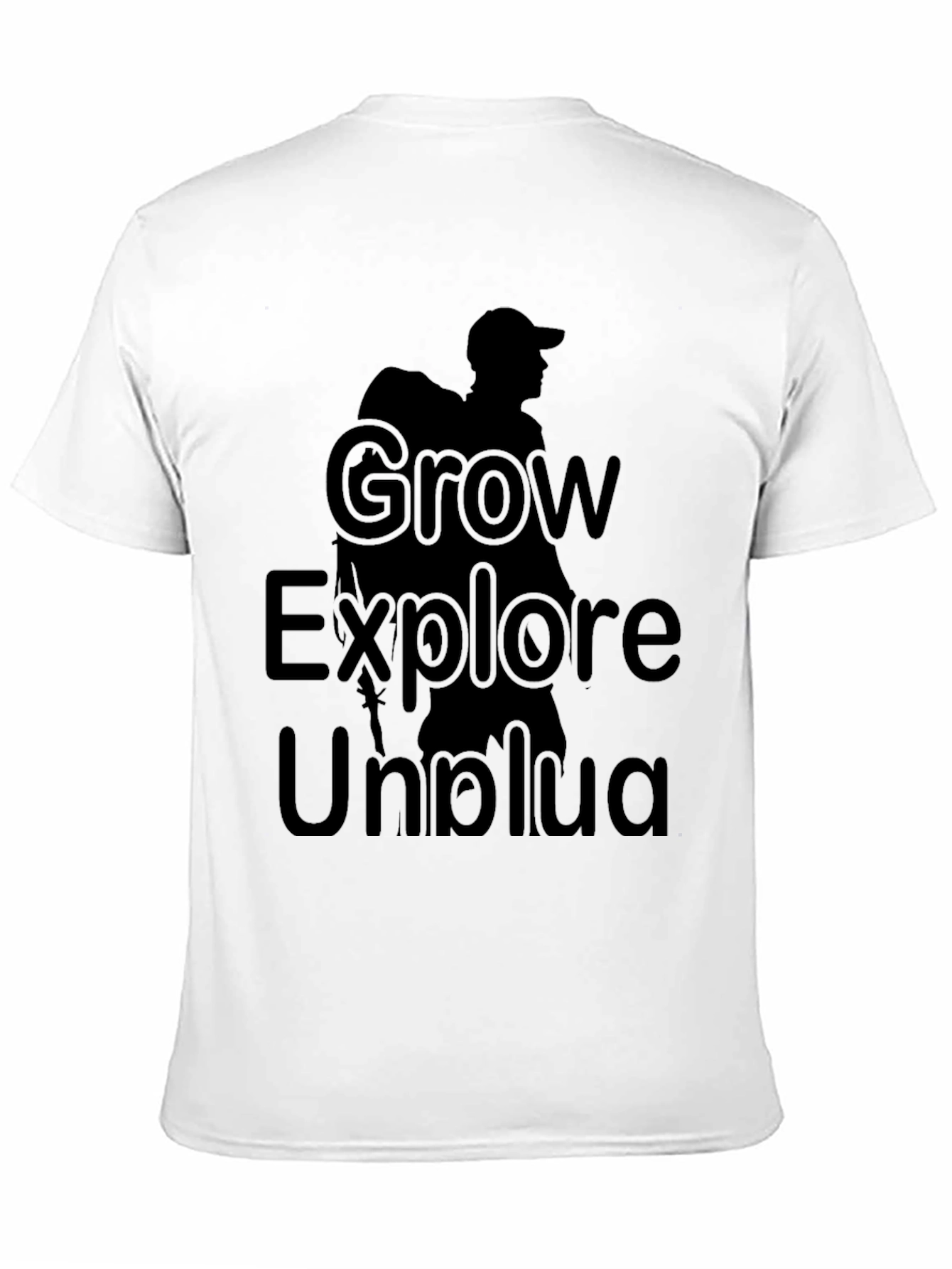 Grow Explore Unplug Graphic T-Shirt