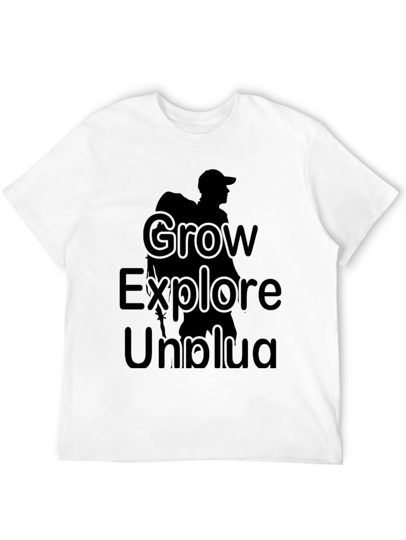 Grow Explore Unplug Graphic T-Shirt