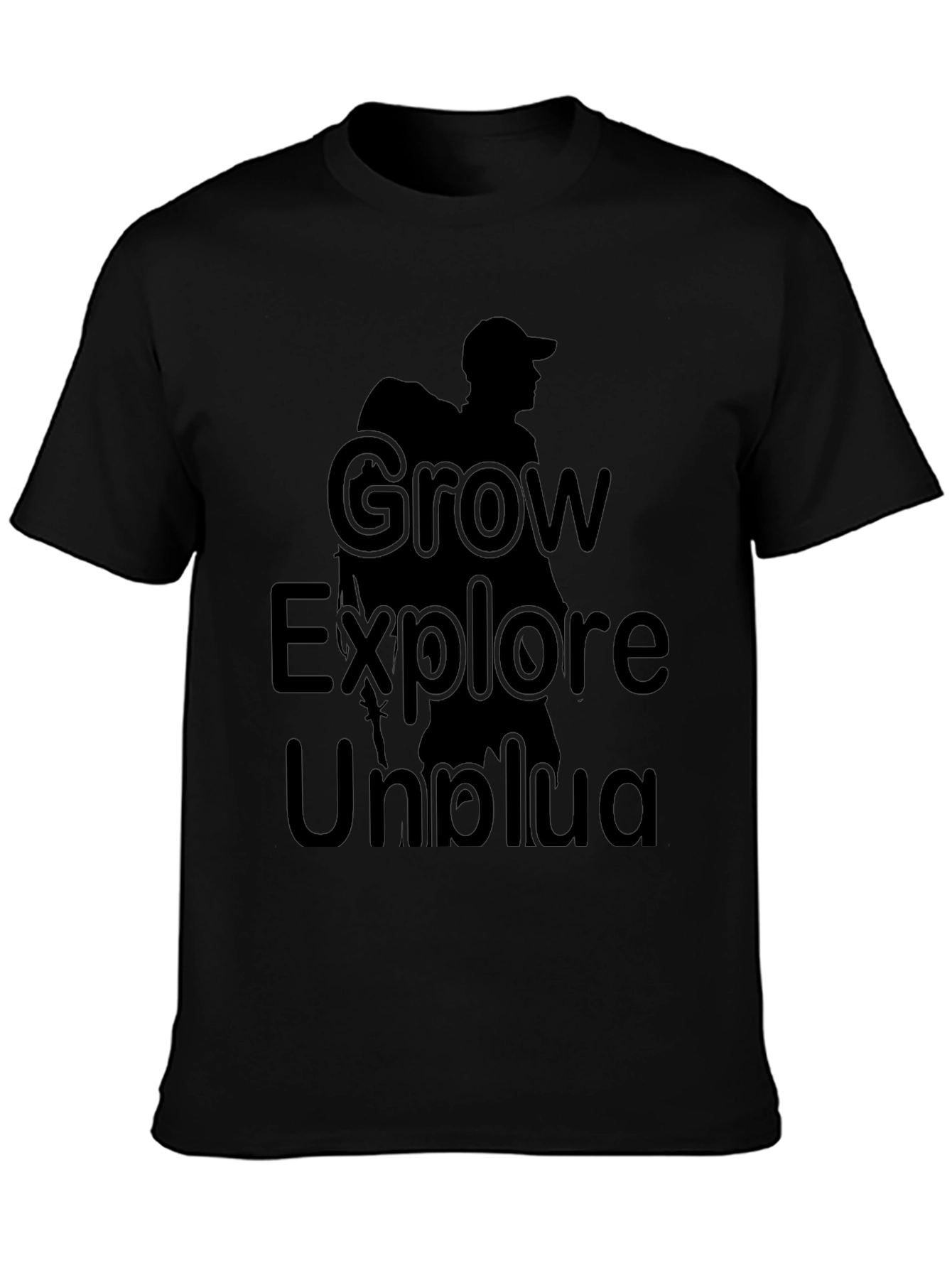 Grow Explore Unplug Graphic T-Shirt