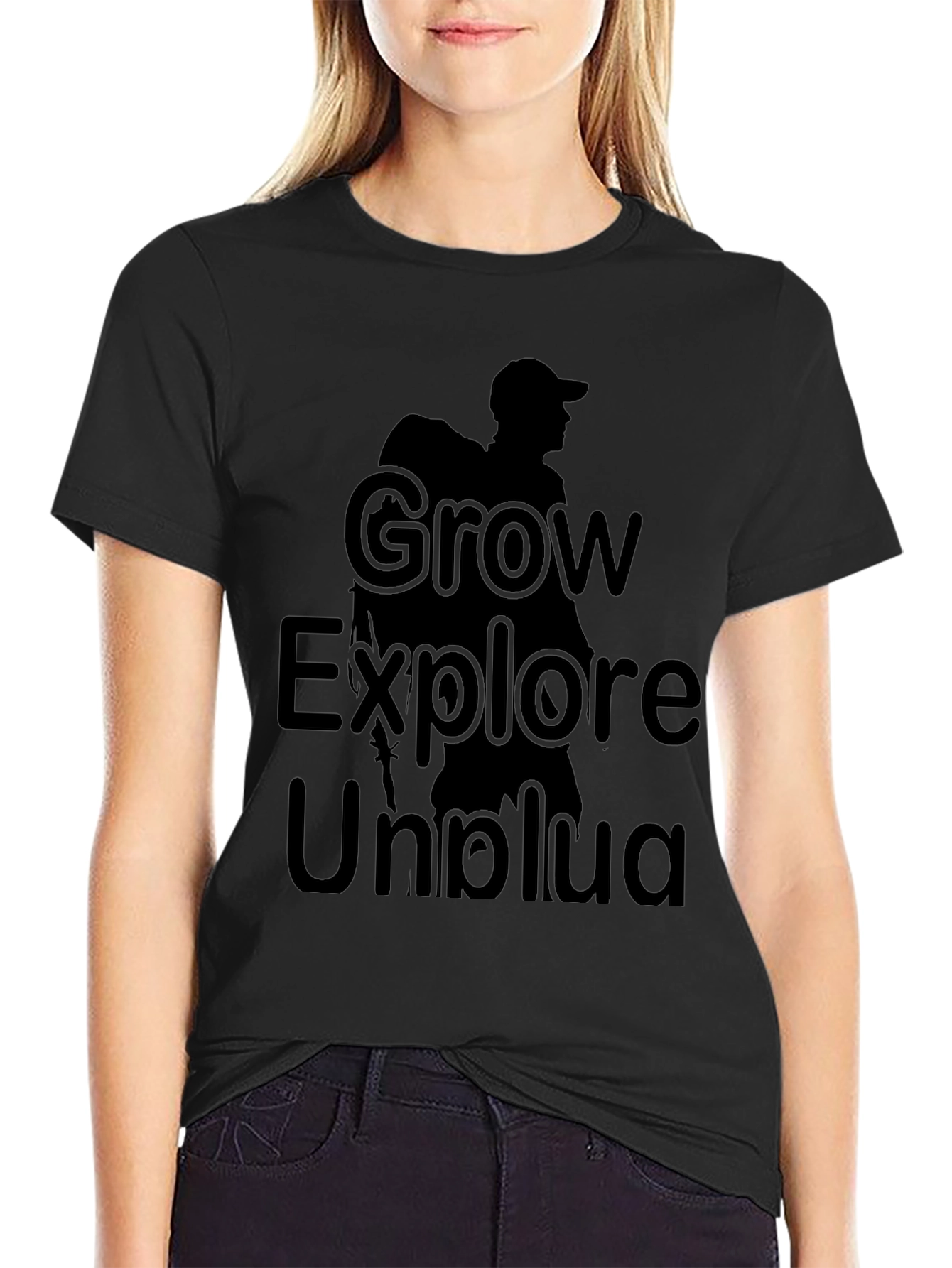 Grow Explore Unplug Graphic T-Shirt