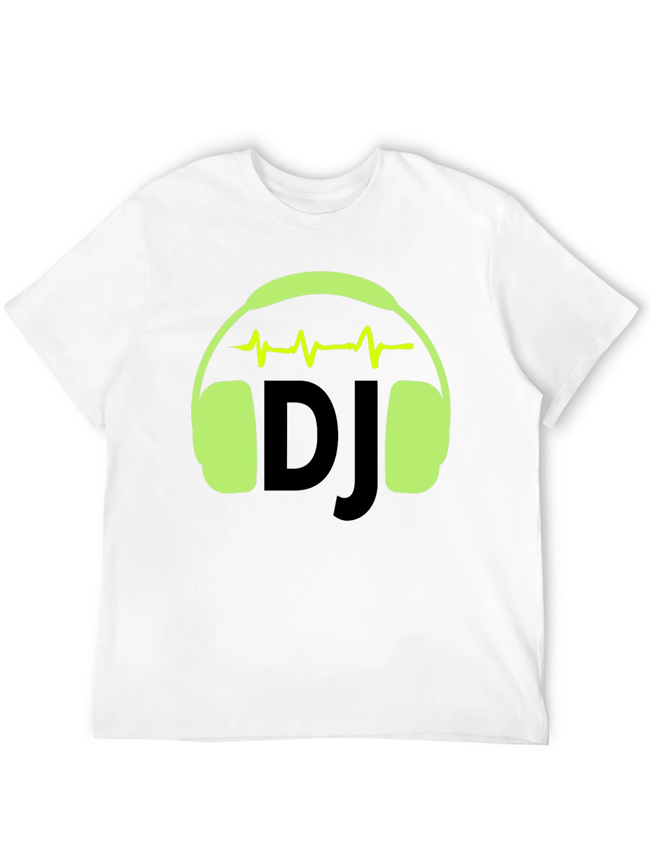 DJ Headphones Graphic Tee - Black