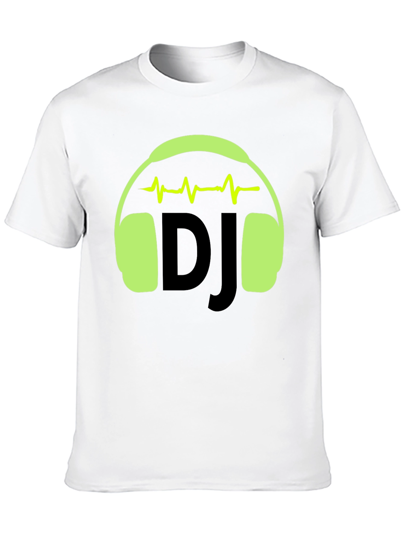 DJ Headphones Graphic Tee - Black