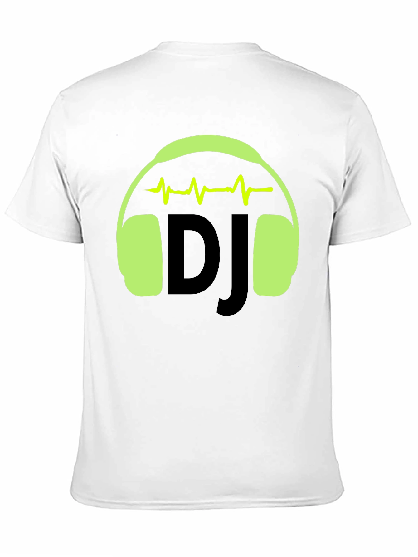 DJ Headphones Graphic Tee - Black