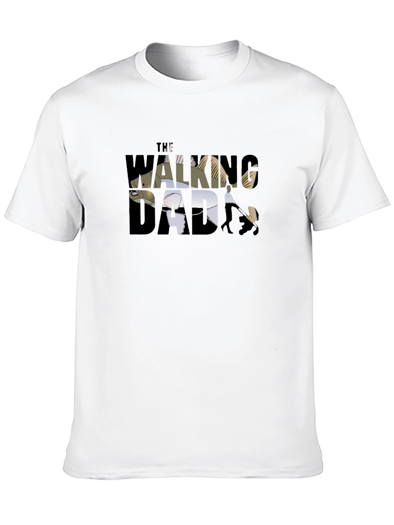 The Walking Dad T-Shirt: Fishing & Family Fun!