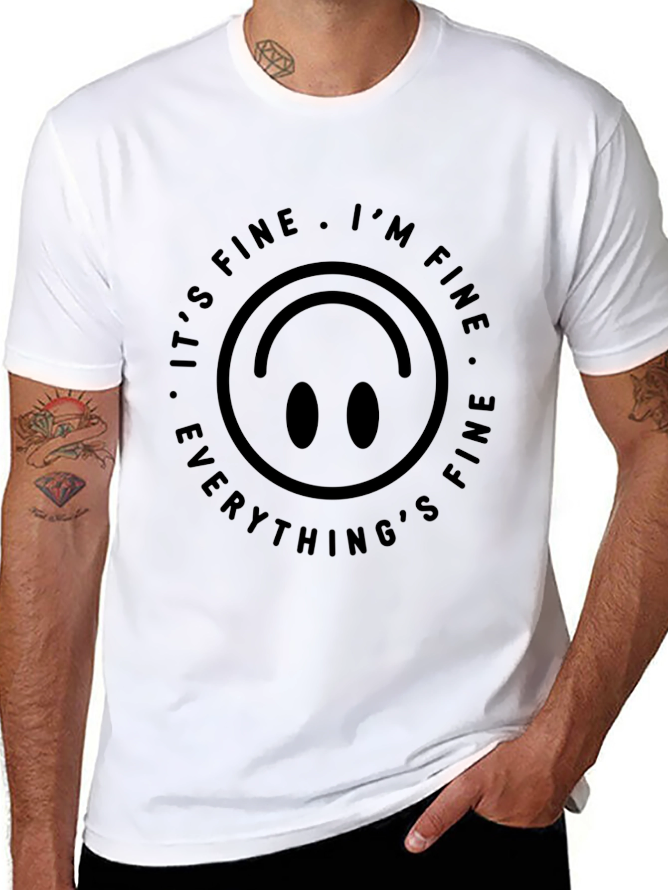 Its Fine Im Fine Graphic Tee