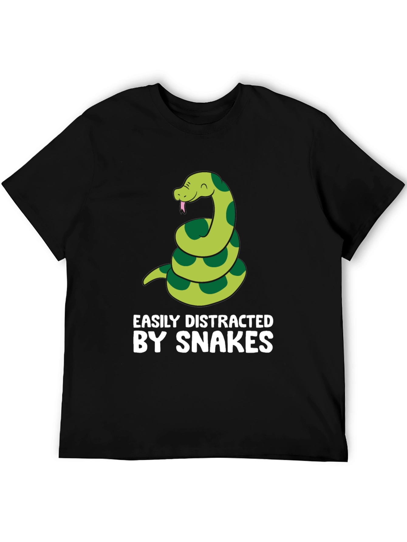 Easily Distracted By Snakes Graphic T-Shirt