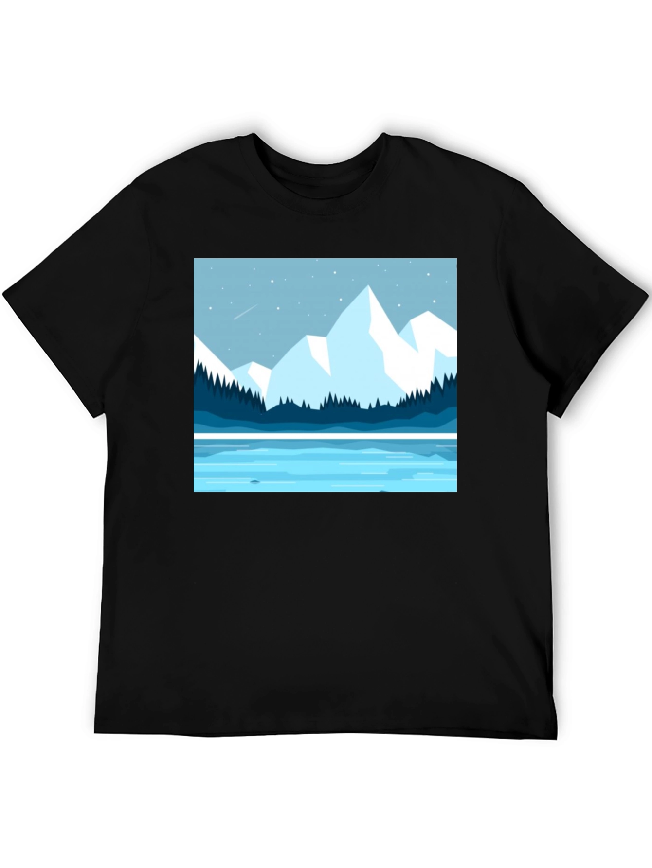 Mountain Scene Graphic T-Shirt