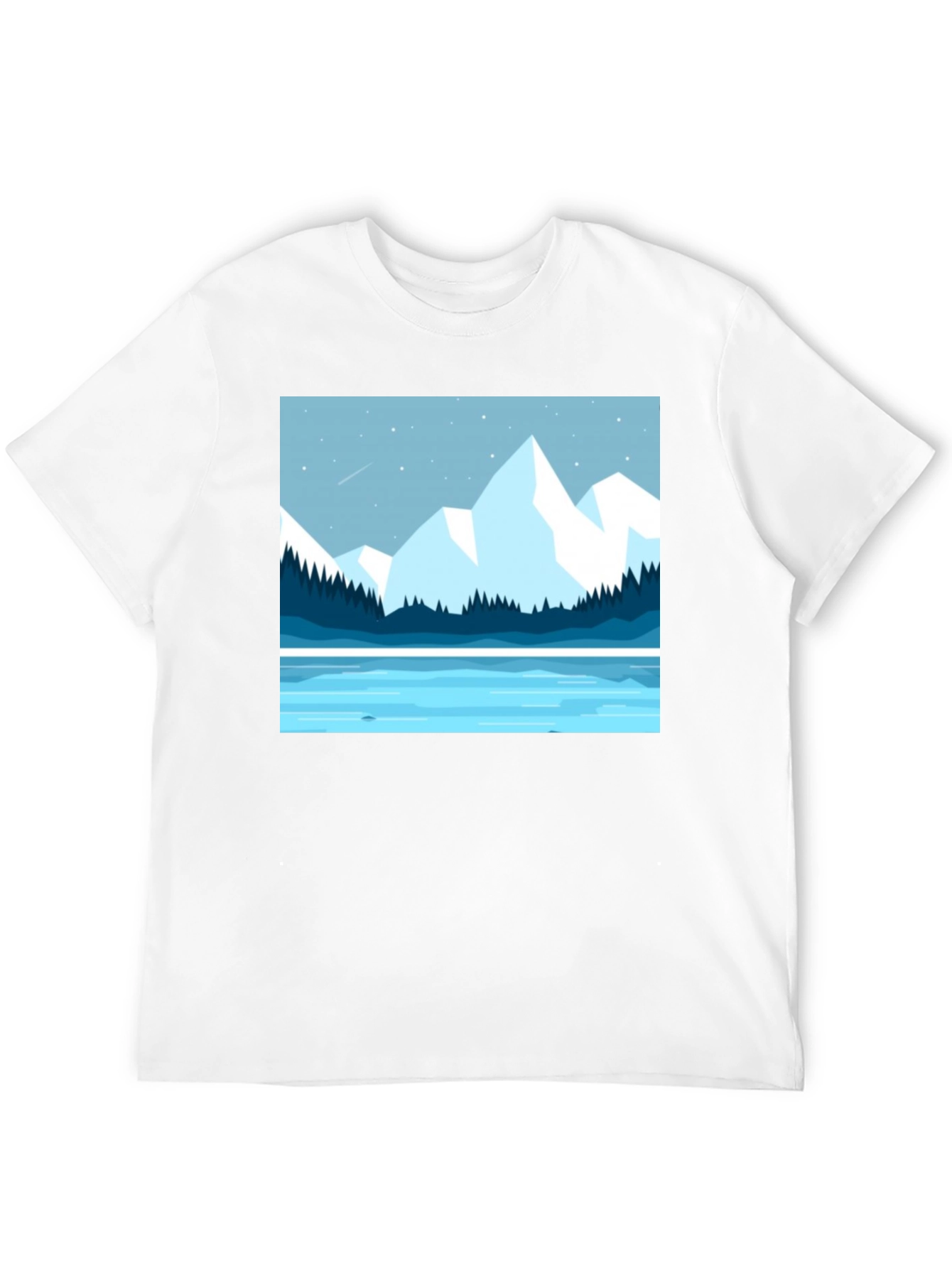 Mountain Scene Graphic T-Shirt