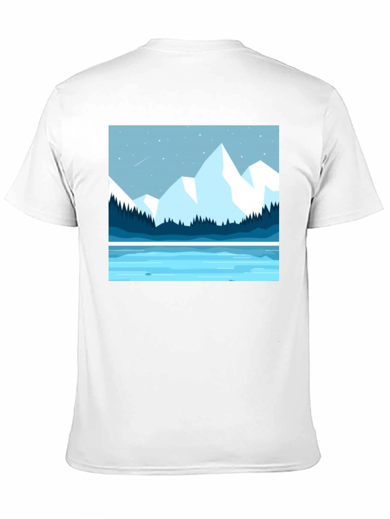 Mountain Scene Graphic T-Shirt