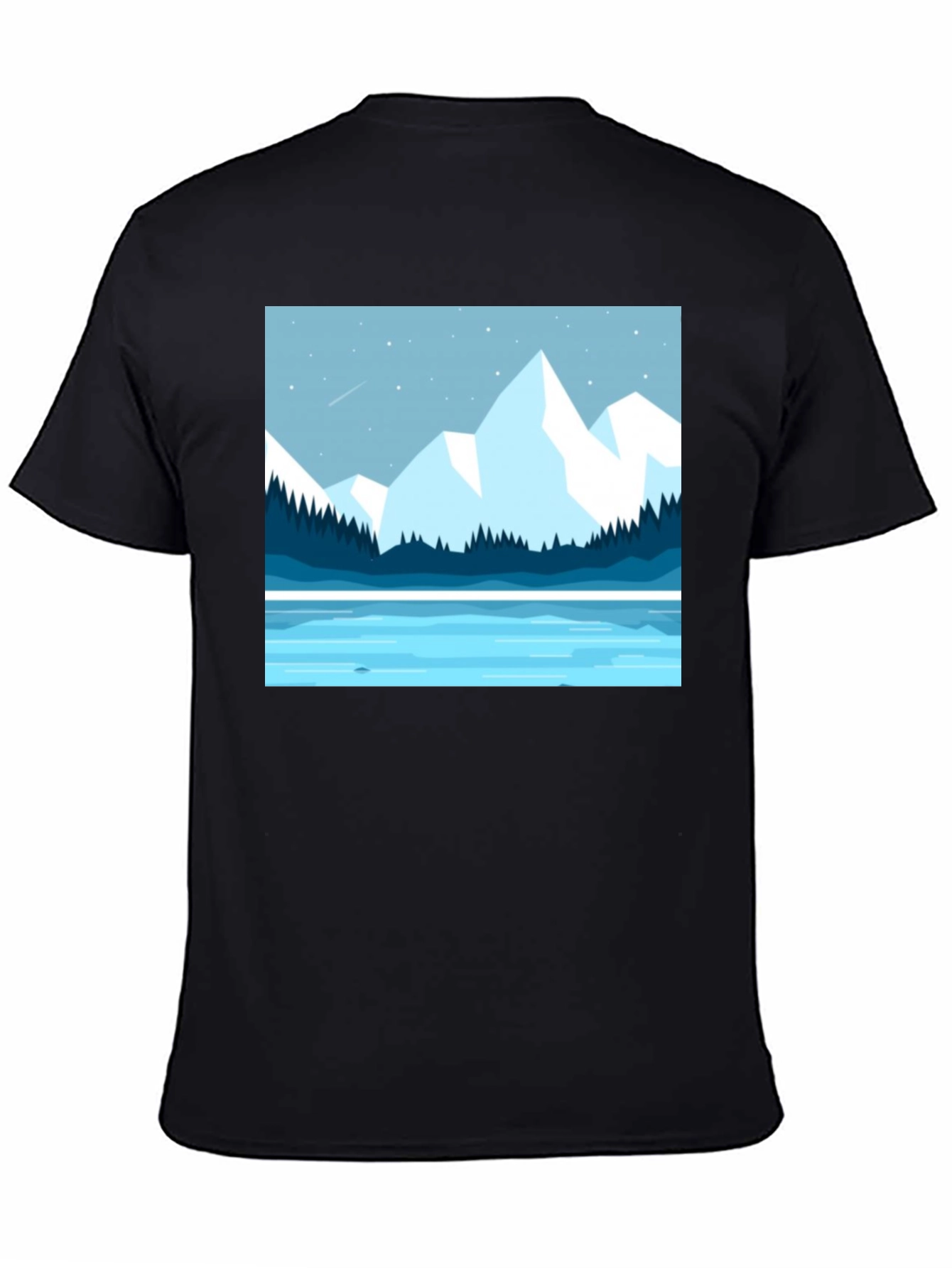 Mountain Scene Graphic T-Shirt