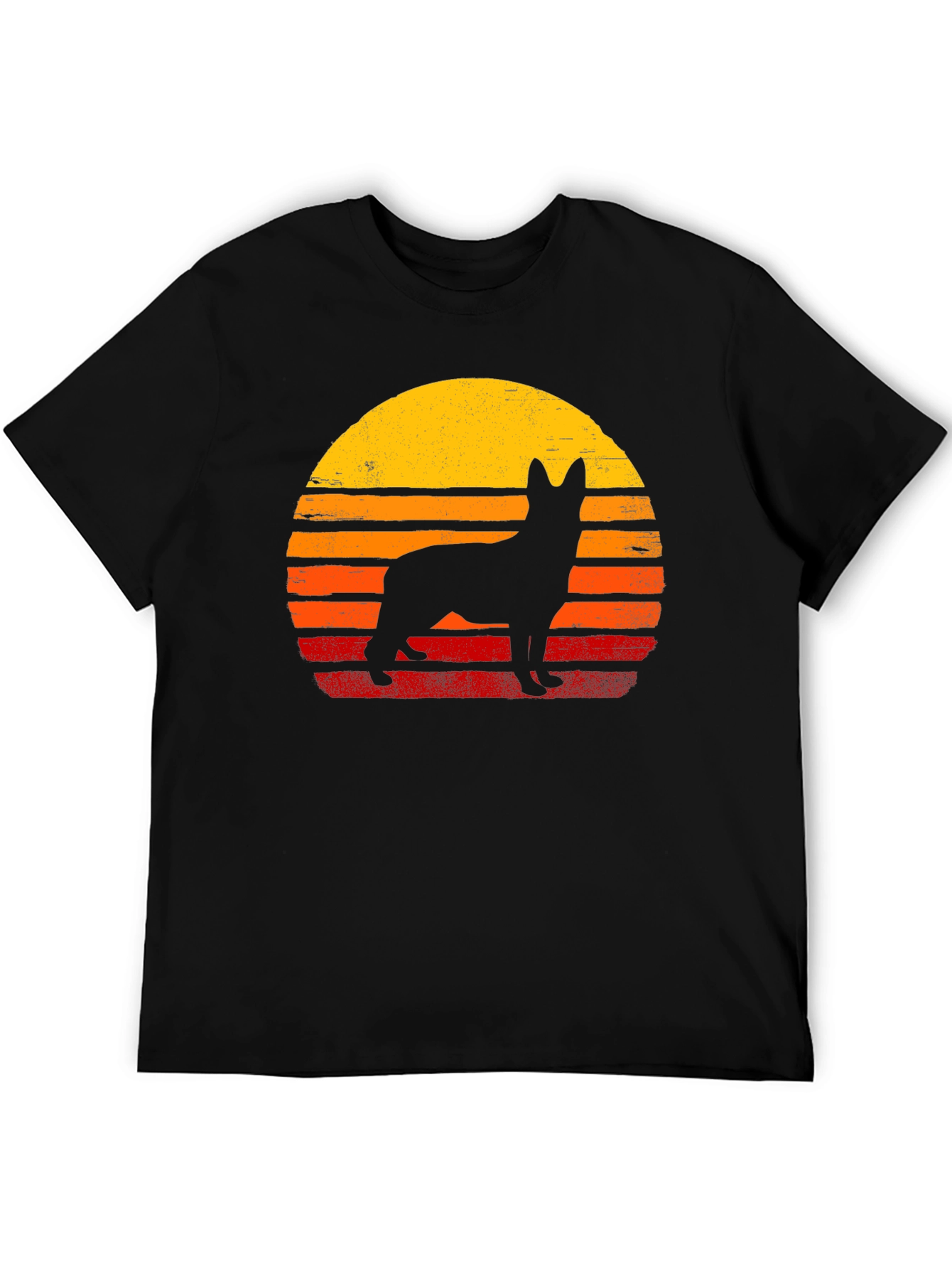 Retro Dog Silhouette T-Shirt
