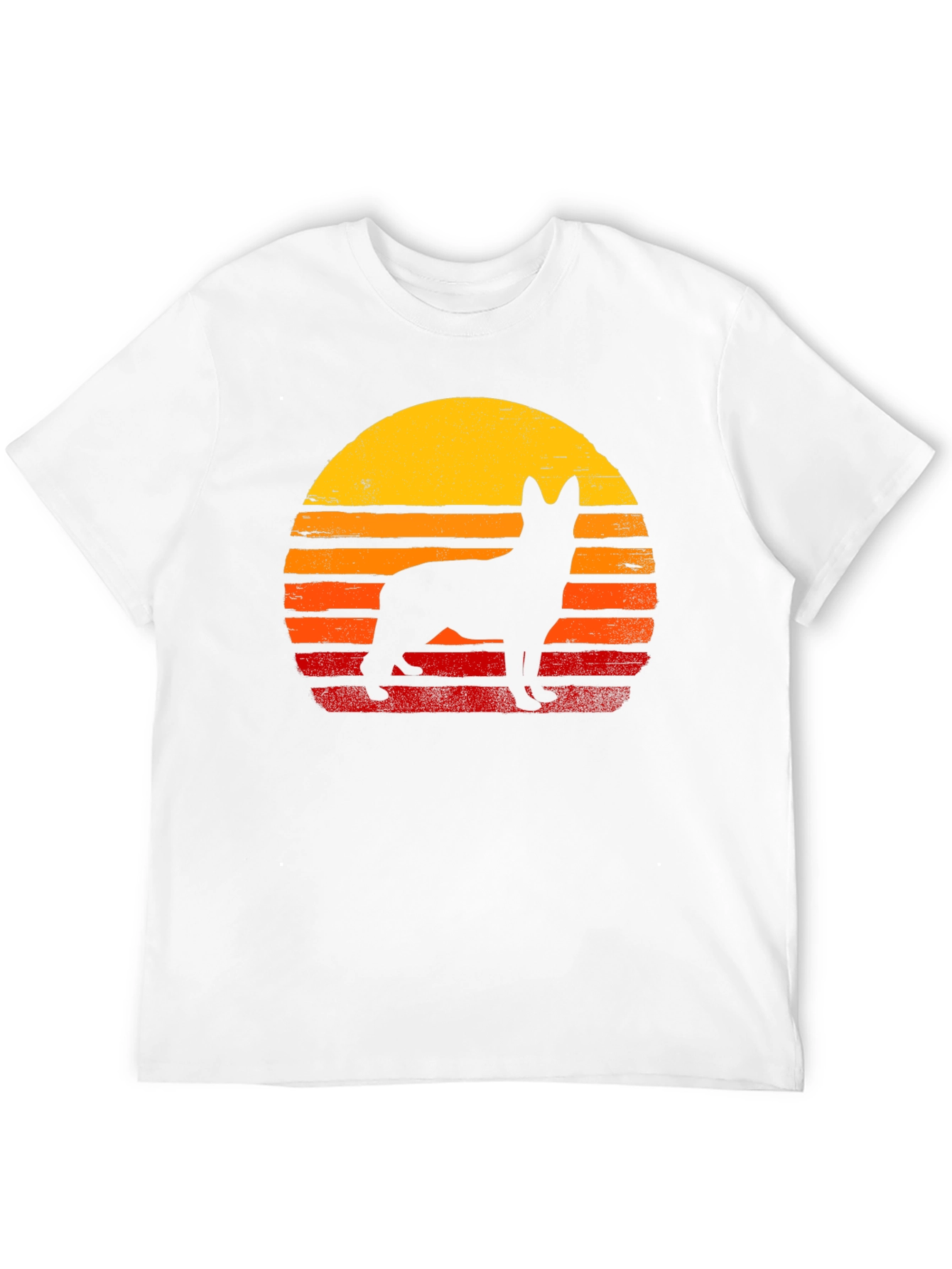 Retro Dog Silhouette T-Shirt