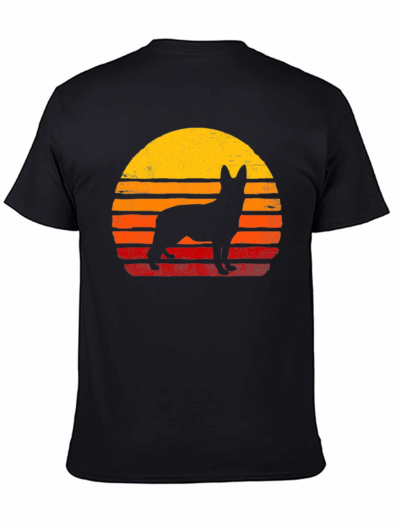 Retro Dog Silhouette T-Shirt