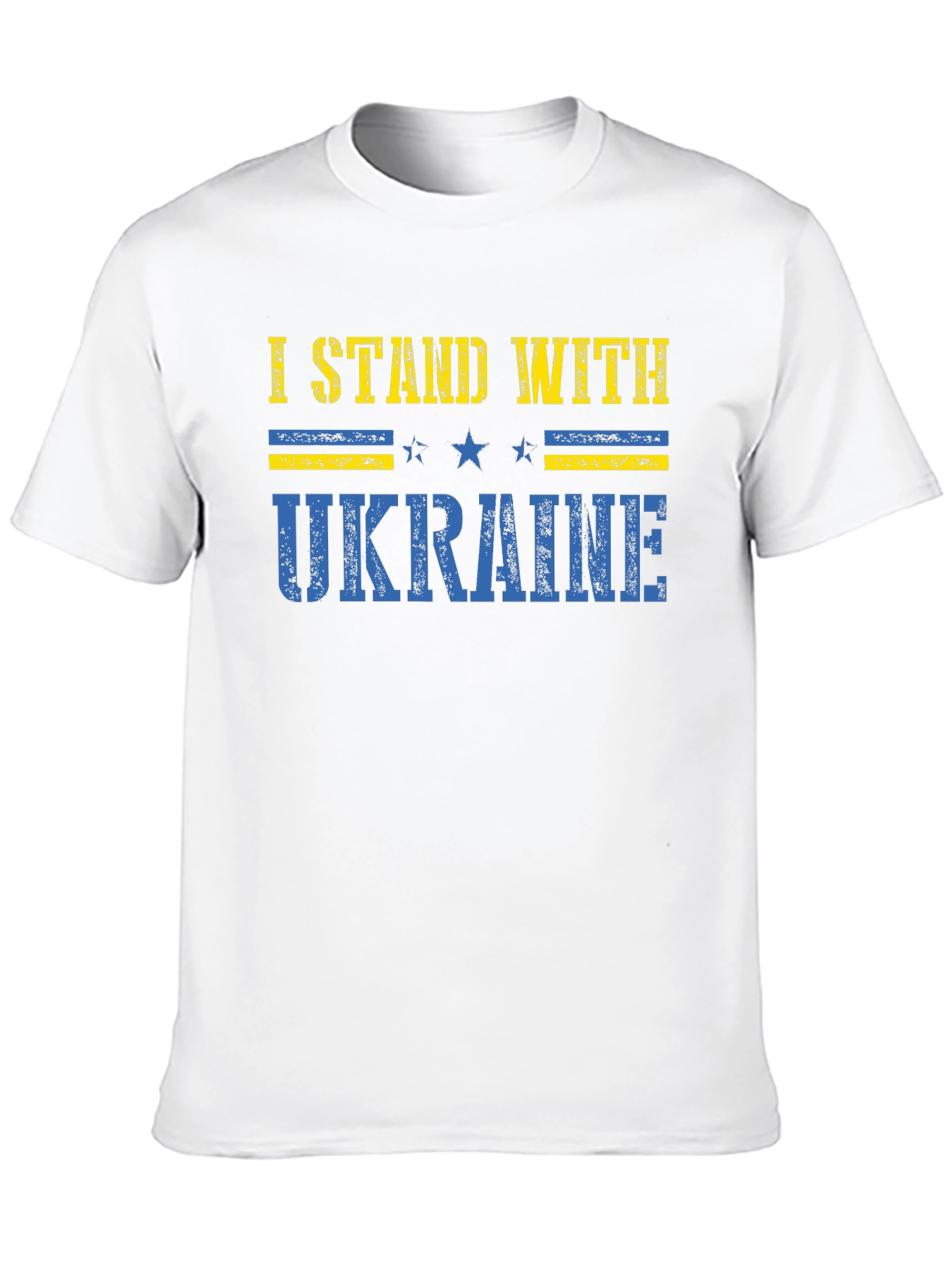 I Stand With Ukraine Graphic Tee - Black