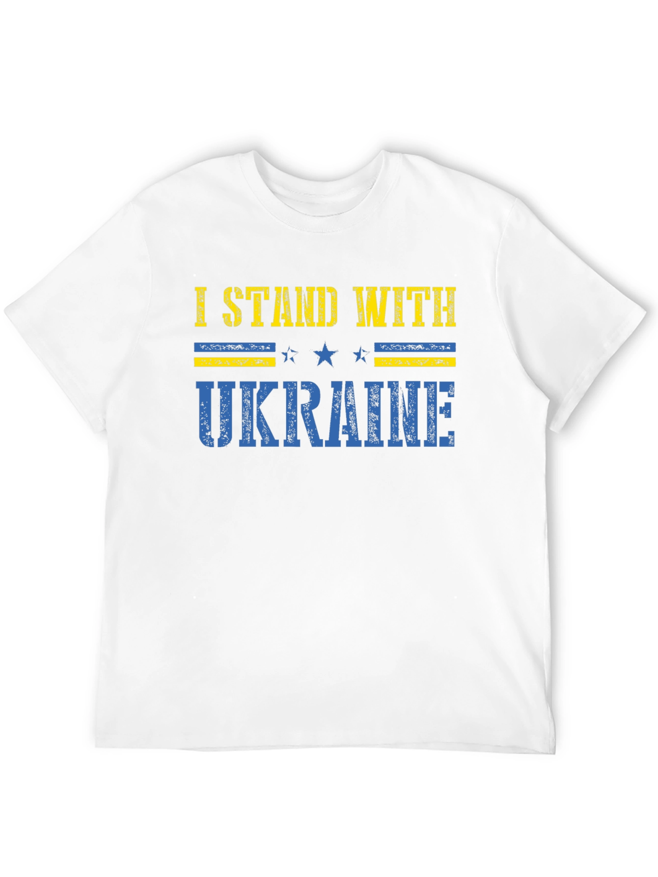 I Stand With Ukraine Graphic Tee - Black