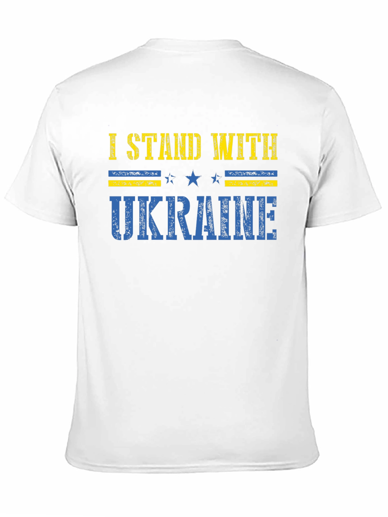 I Stand With Ukraine Graphic Tee - Black