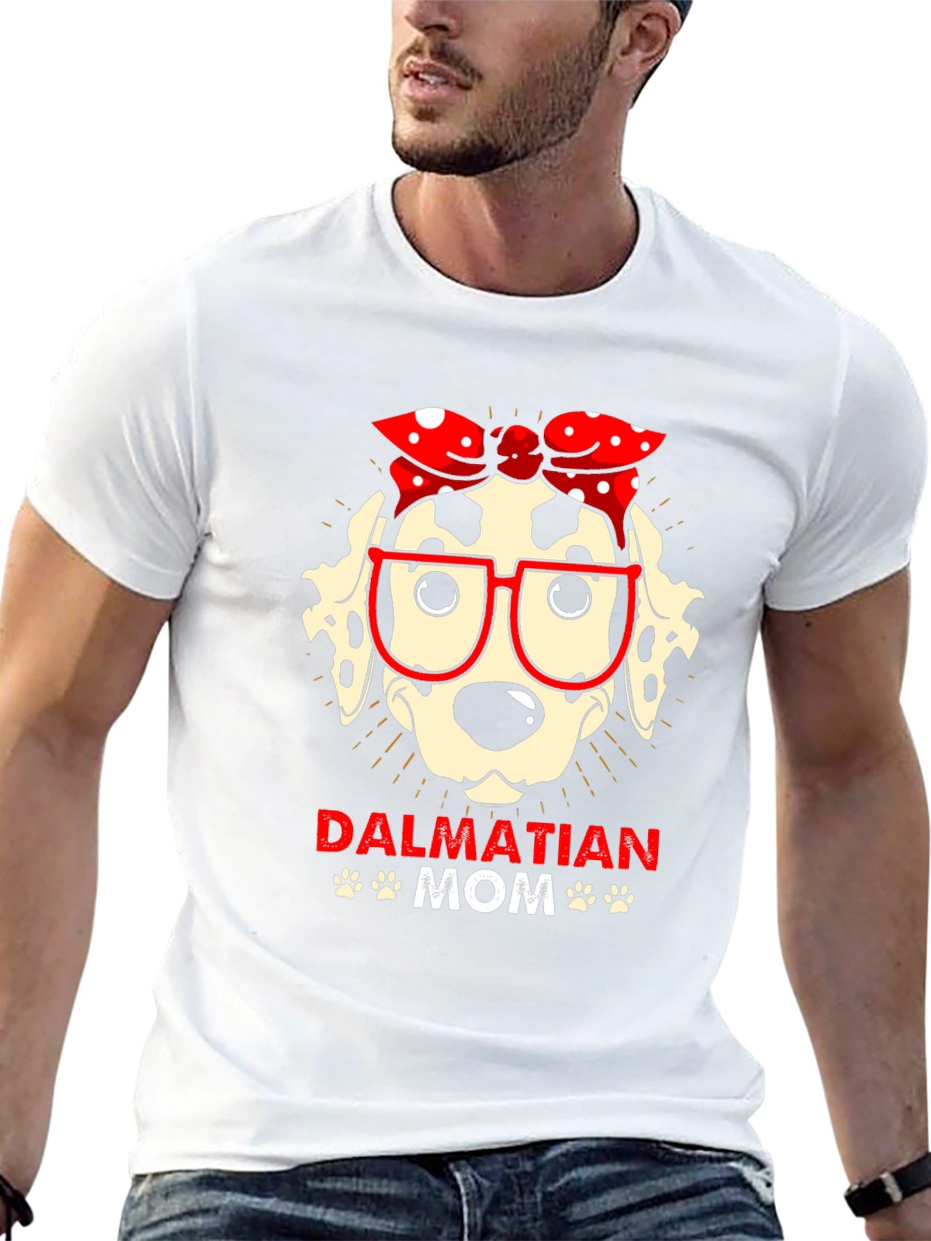 Dalmatian Mom T-Shirt - Cute Dog Lover Tee