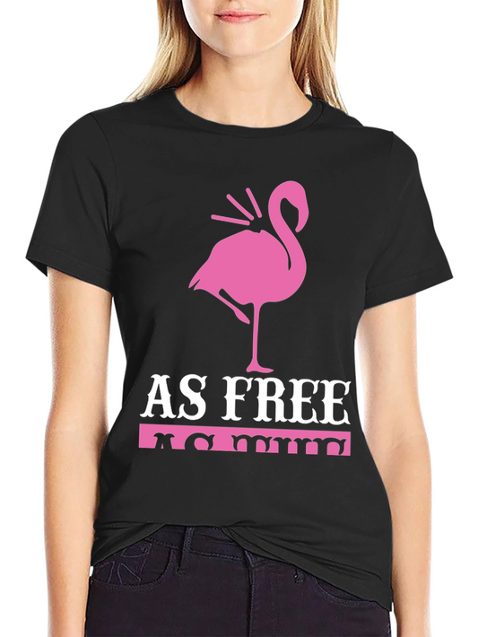 As Free As Me Flamingo Graphic Tee