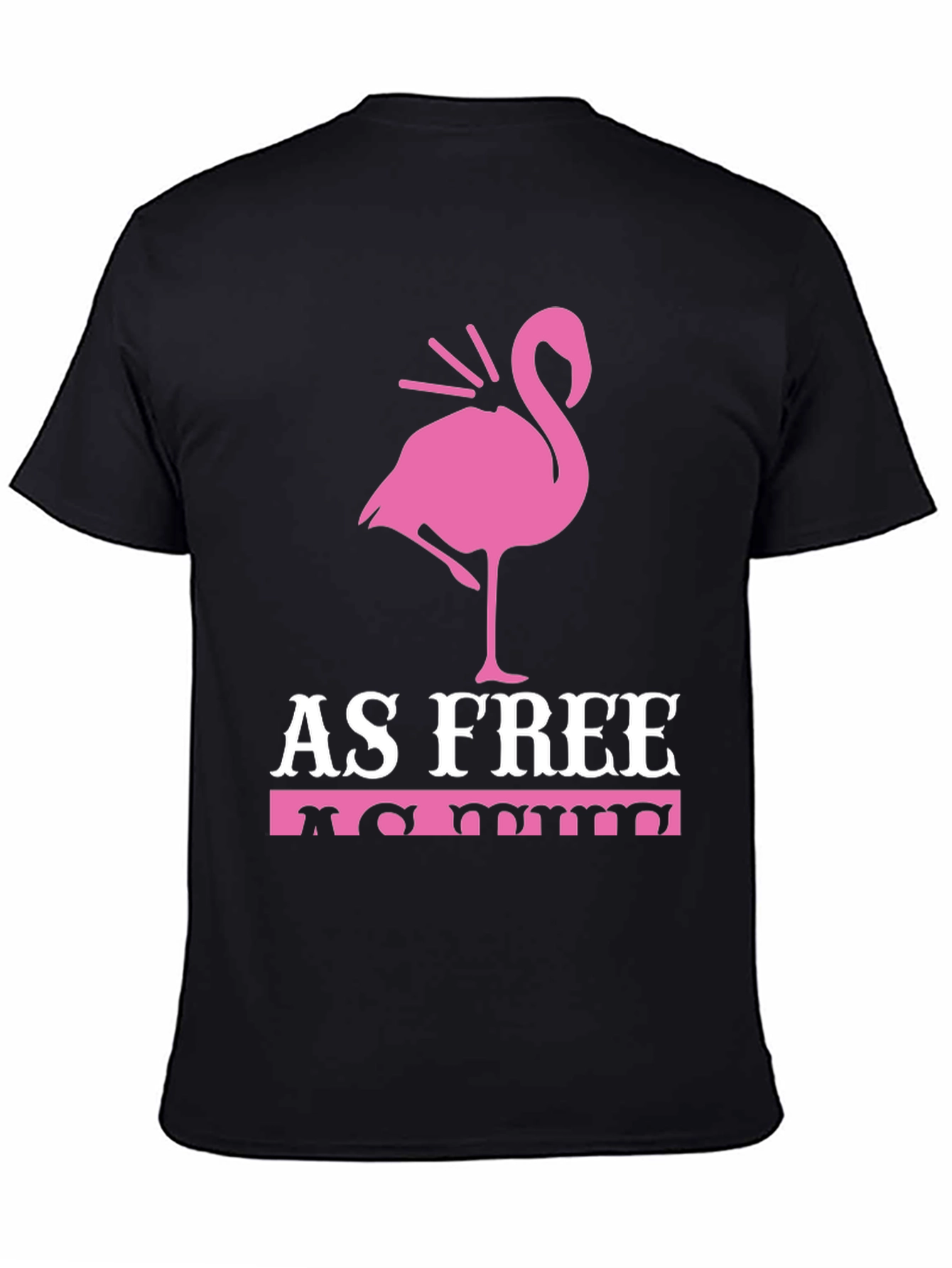 As Free As Me Flamingo Graphic Tee