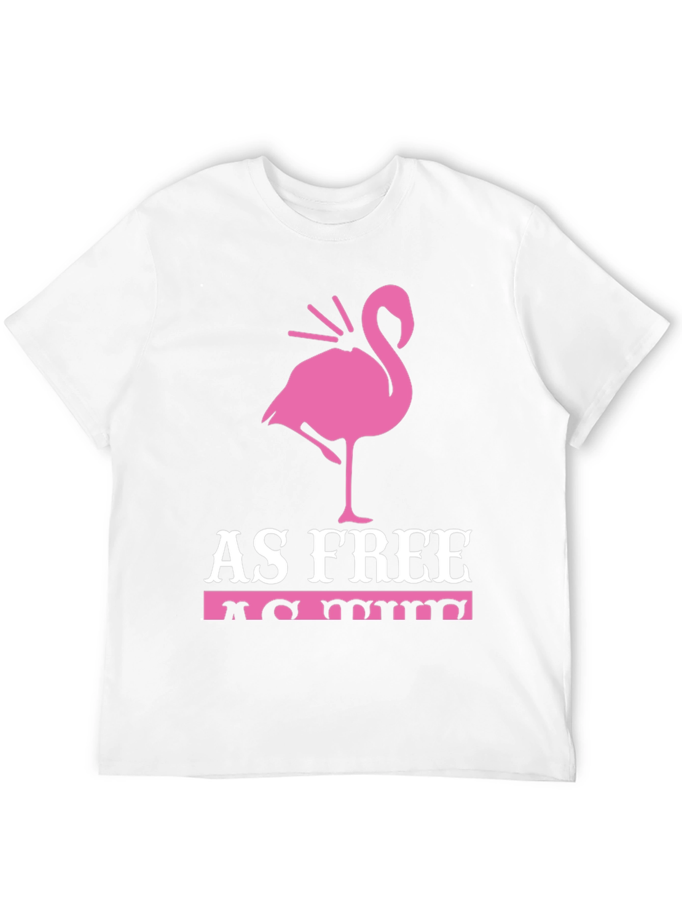 As Free As Me Flamingo Graphic Tee