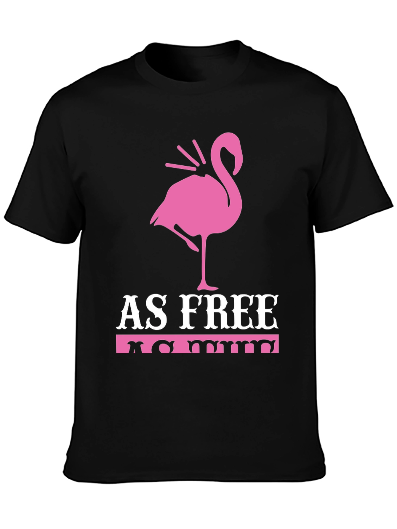 As Free As Me Flamingo Graphic Tee