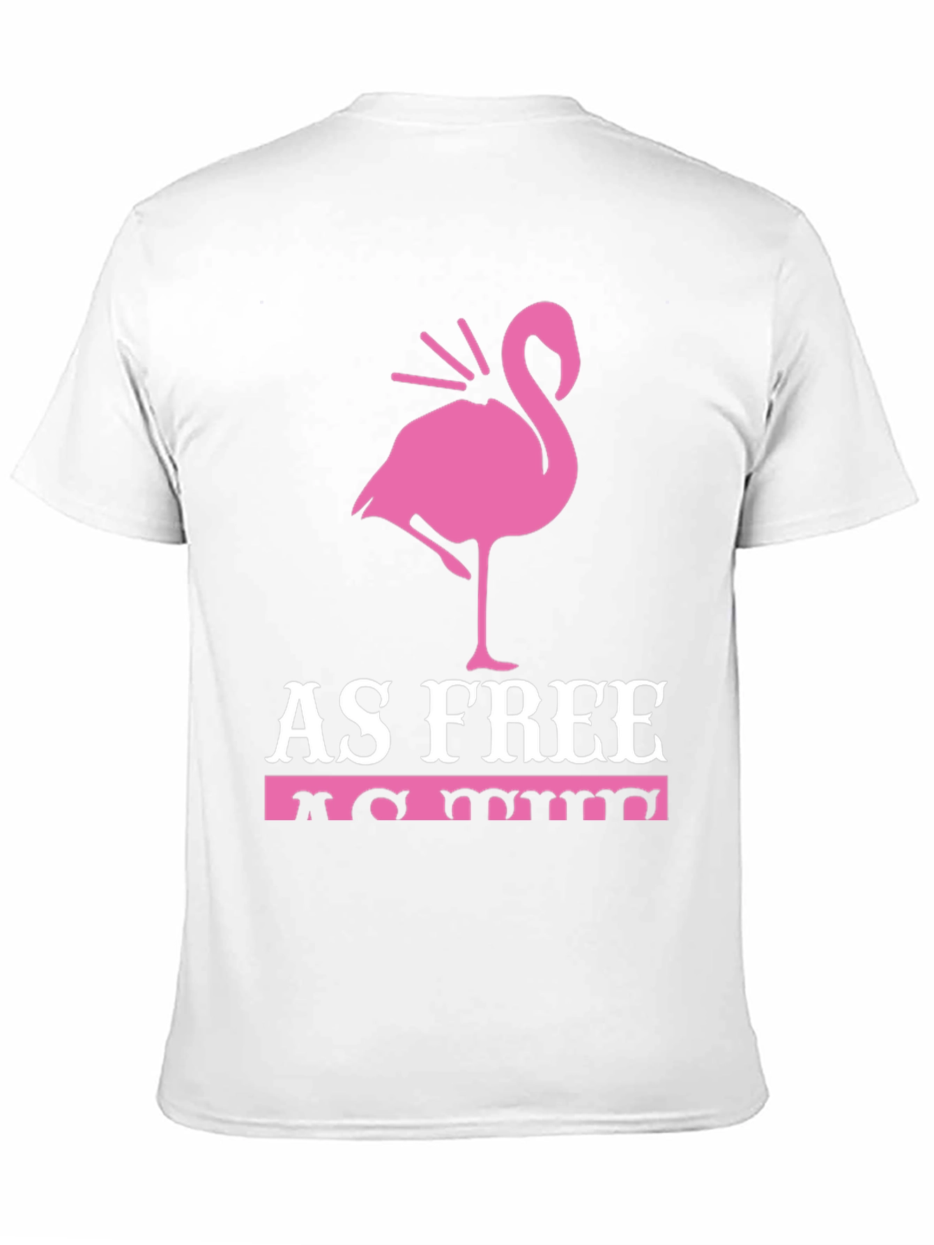 As Free As Me Flamingo Graphic Tee