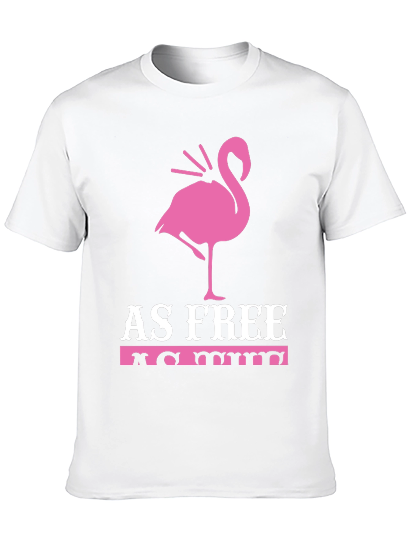 As Free As Me Flamingo Graphic Tee