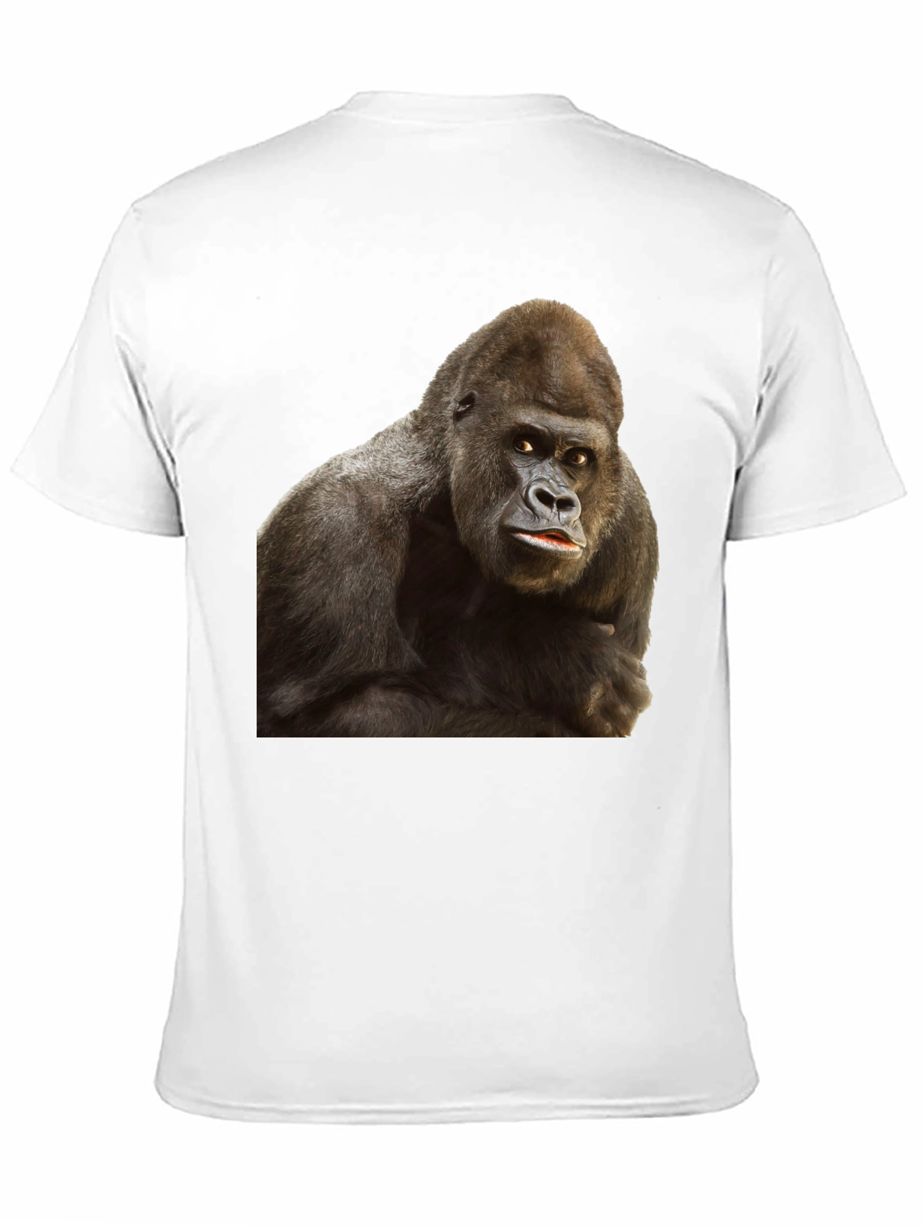 Gorilla Graphic Black T-Shirt - Animal Lover Tee