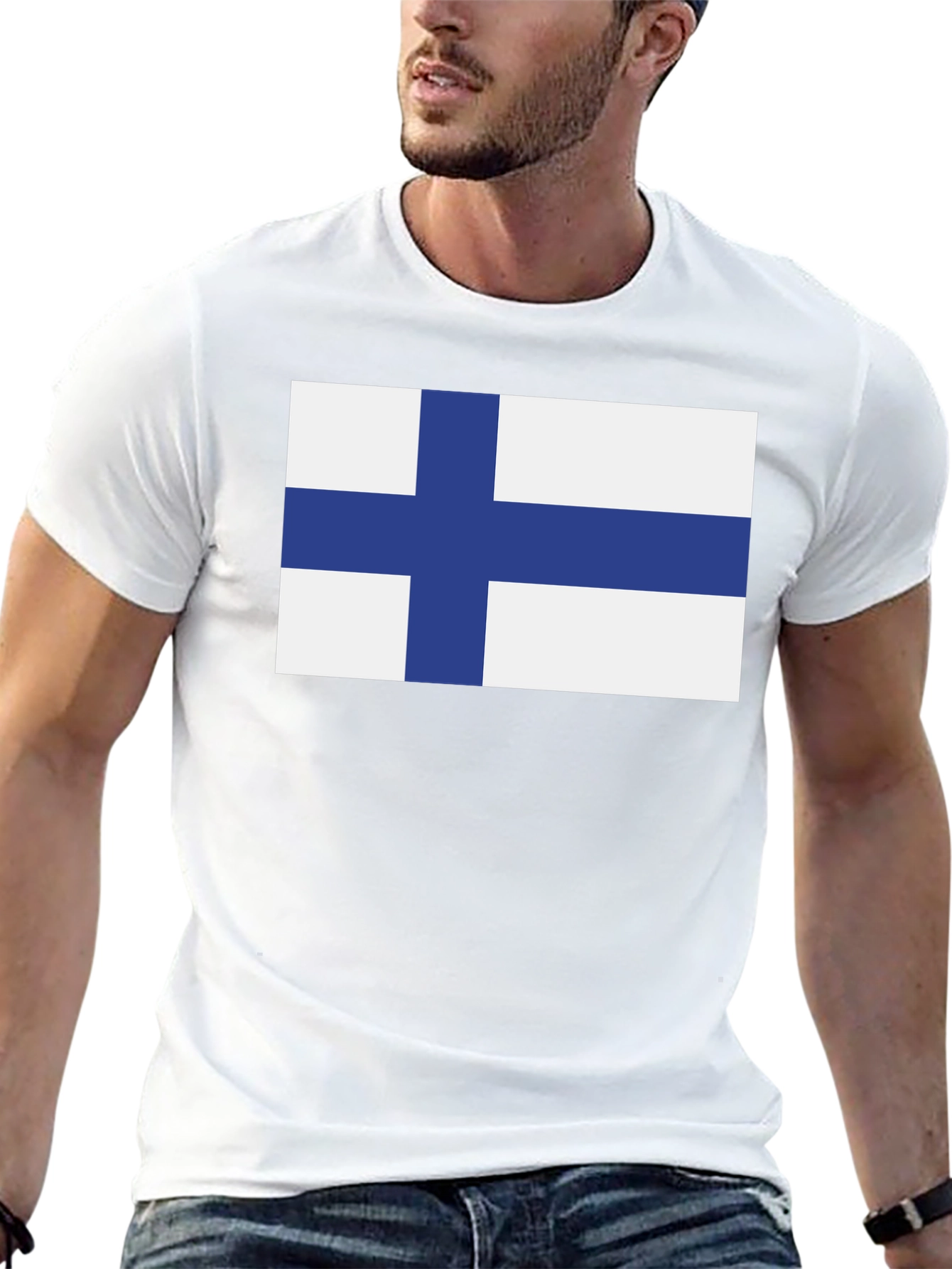 Finland Flag T-Shirt - Patriotic Finnish Pride Tee
