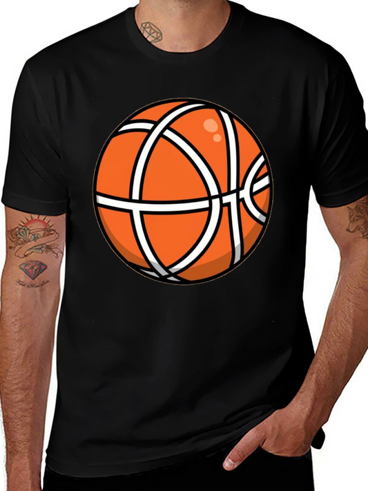 Basketball Graphic Black T-Shirt
