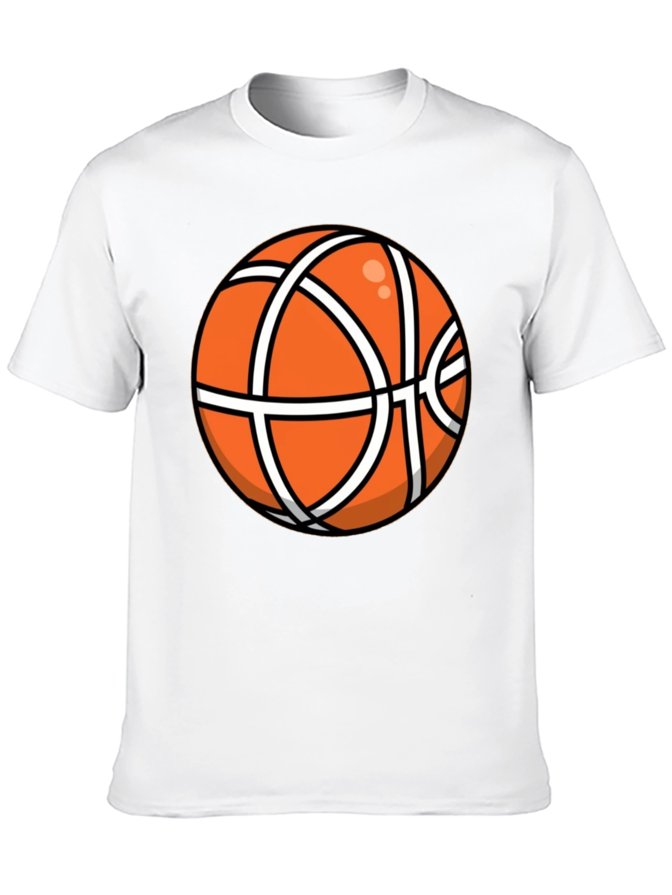 Basketball Graphic Black T-Shirt