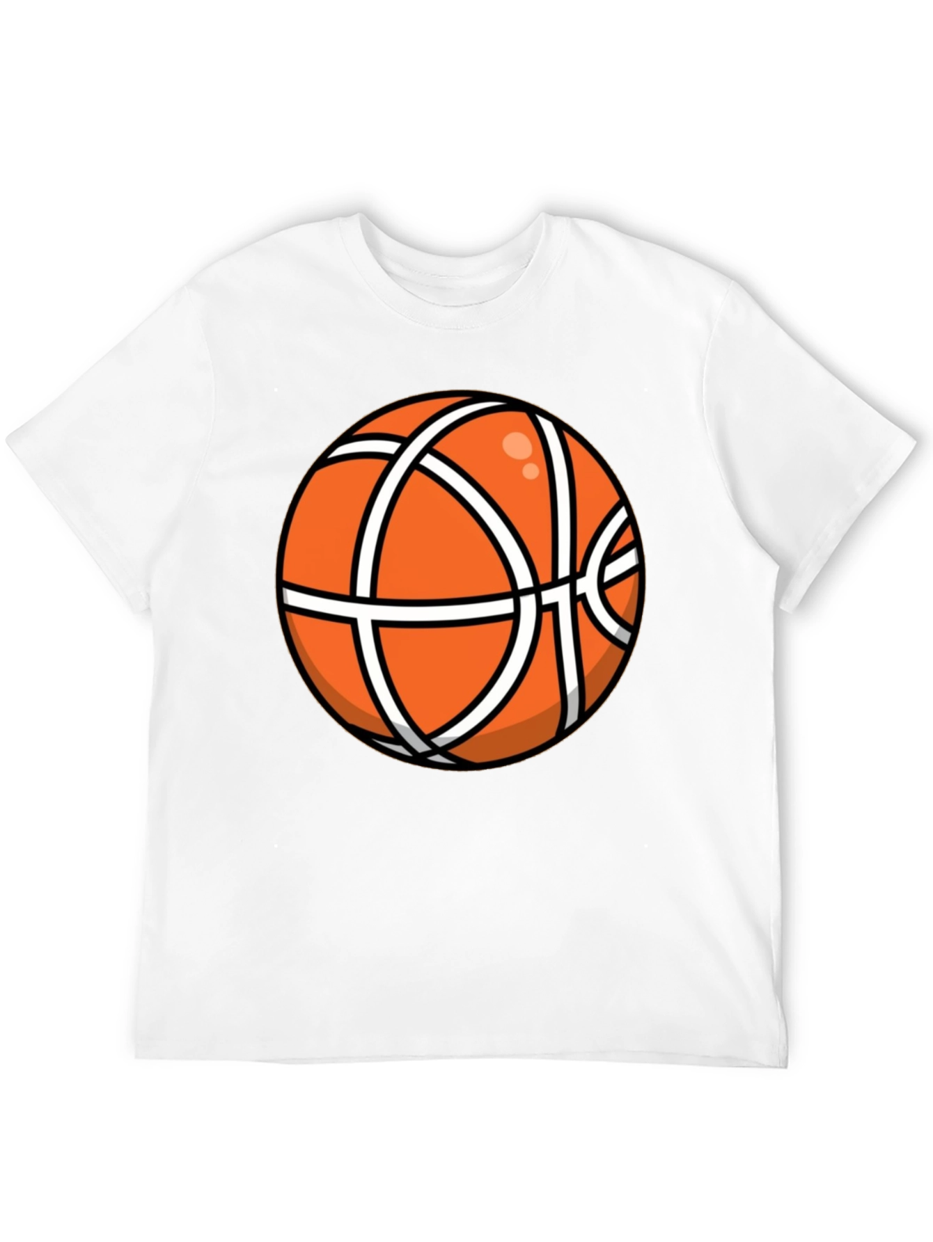 Basketball Graphic Black T-Shirt