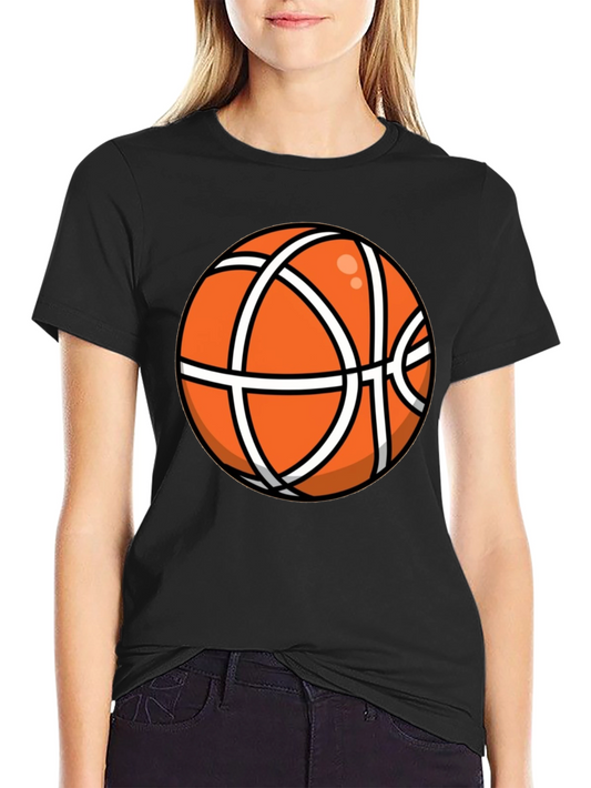 Basketball Graphic Black T-Shirt