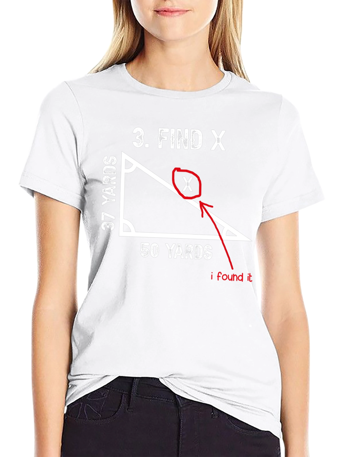 Find X Math T-Shirt - Solve the Equation