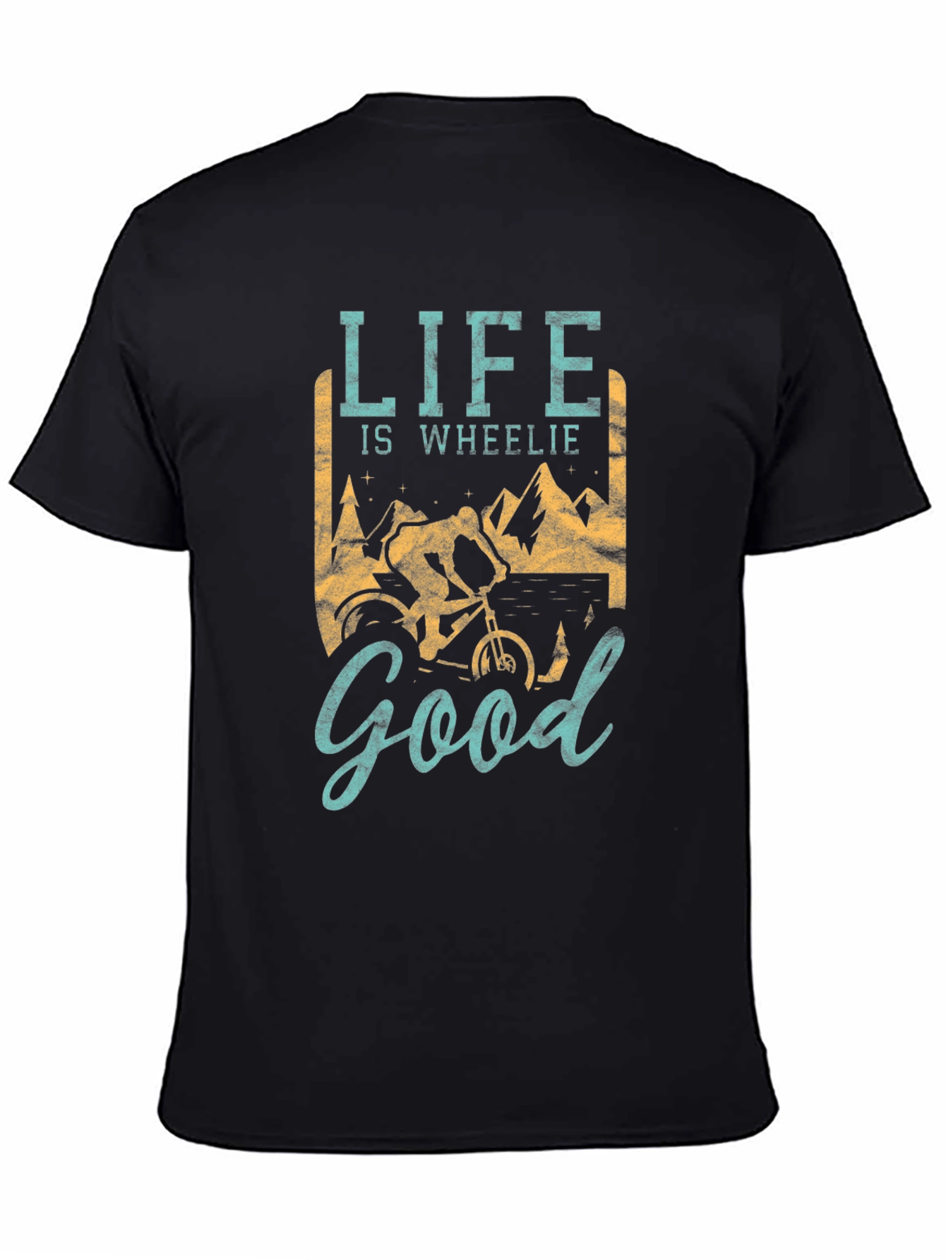 Life is Wheelie Good Mens T-Shirt