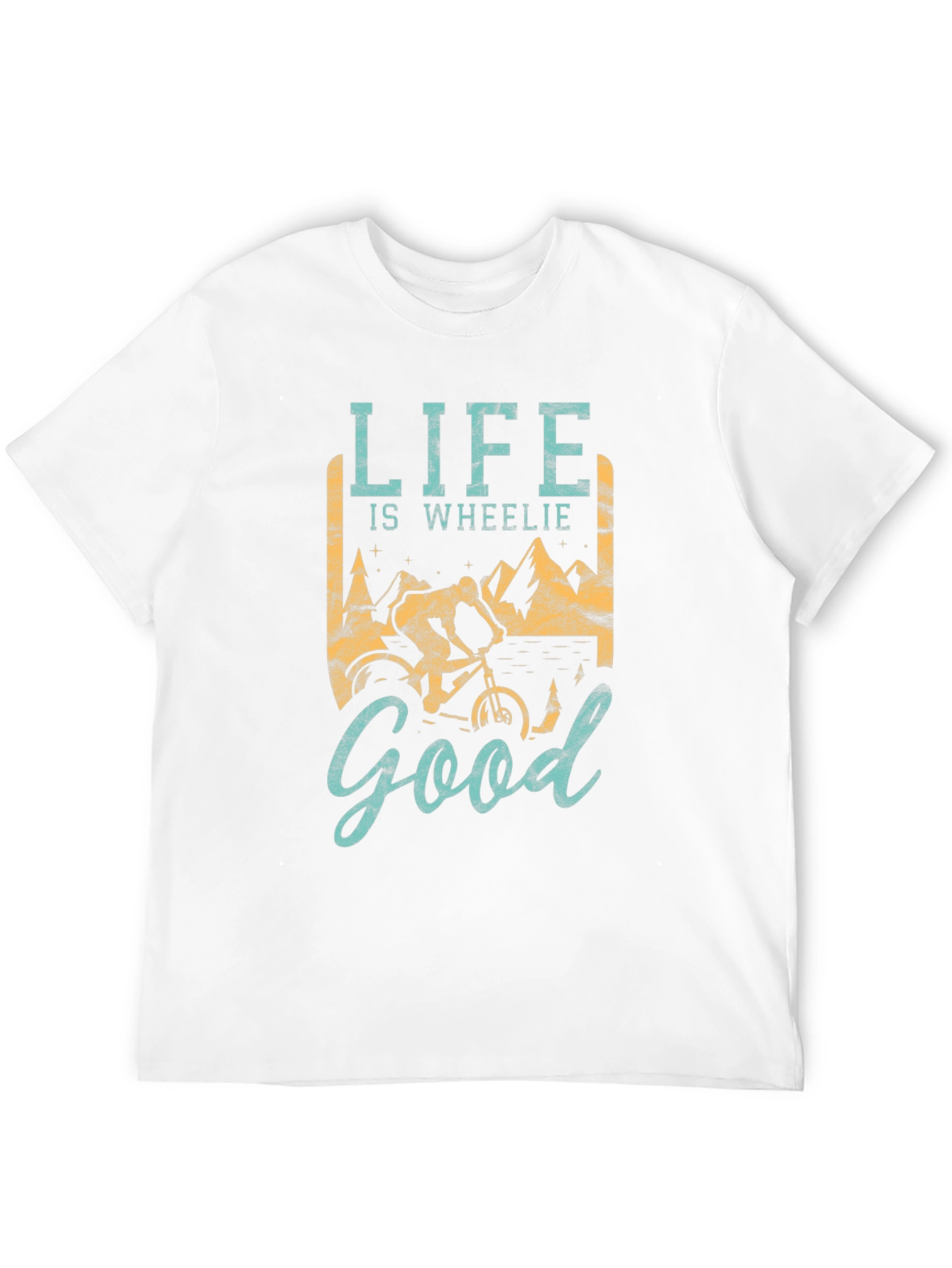Life is Wheelie Good Mens T-Shirt