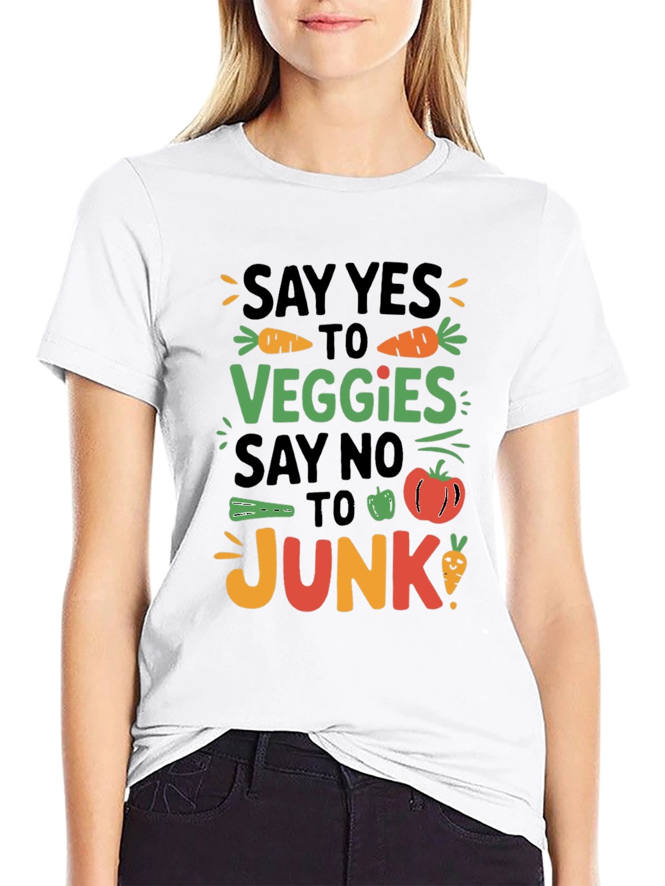 Say Yes to Veggies Graphic Tee