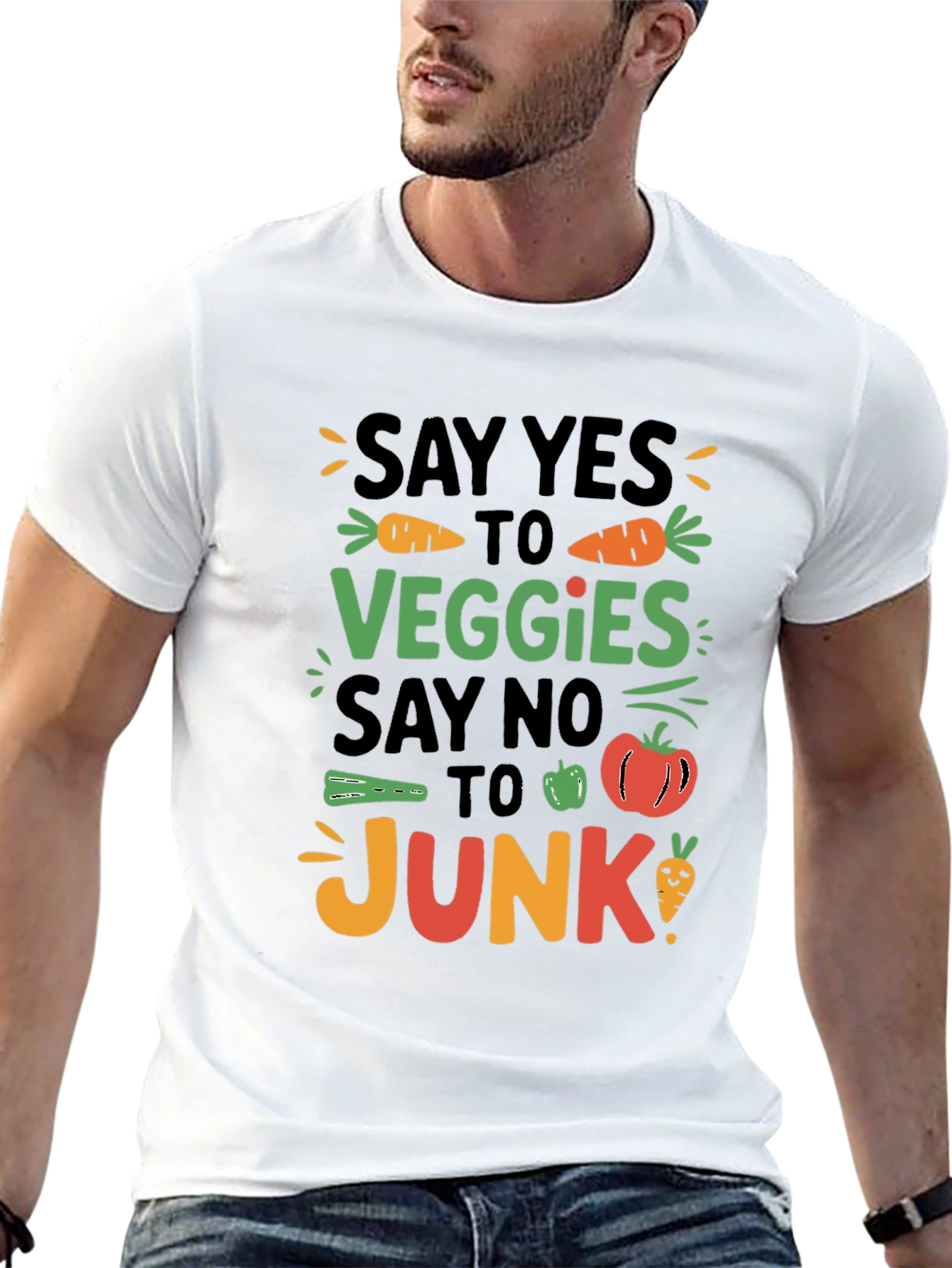 Say Yes to Veggies Graphic Tee