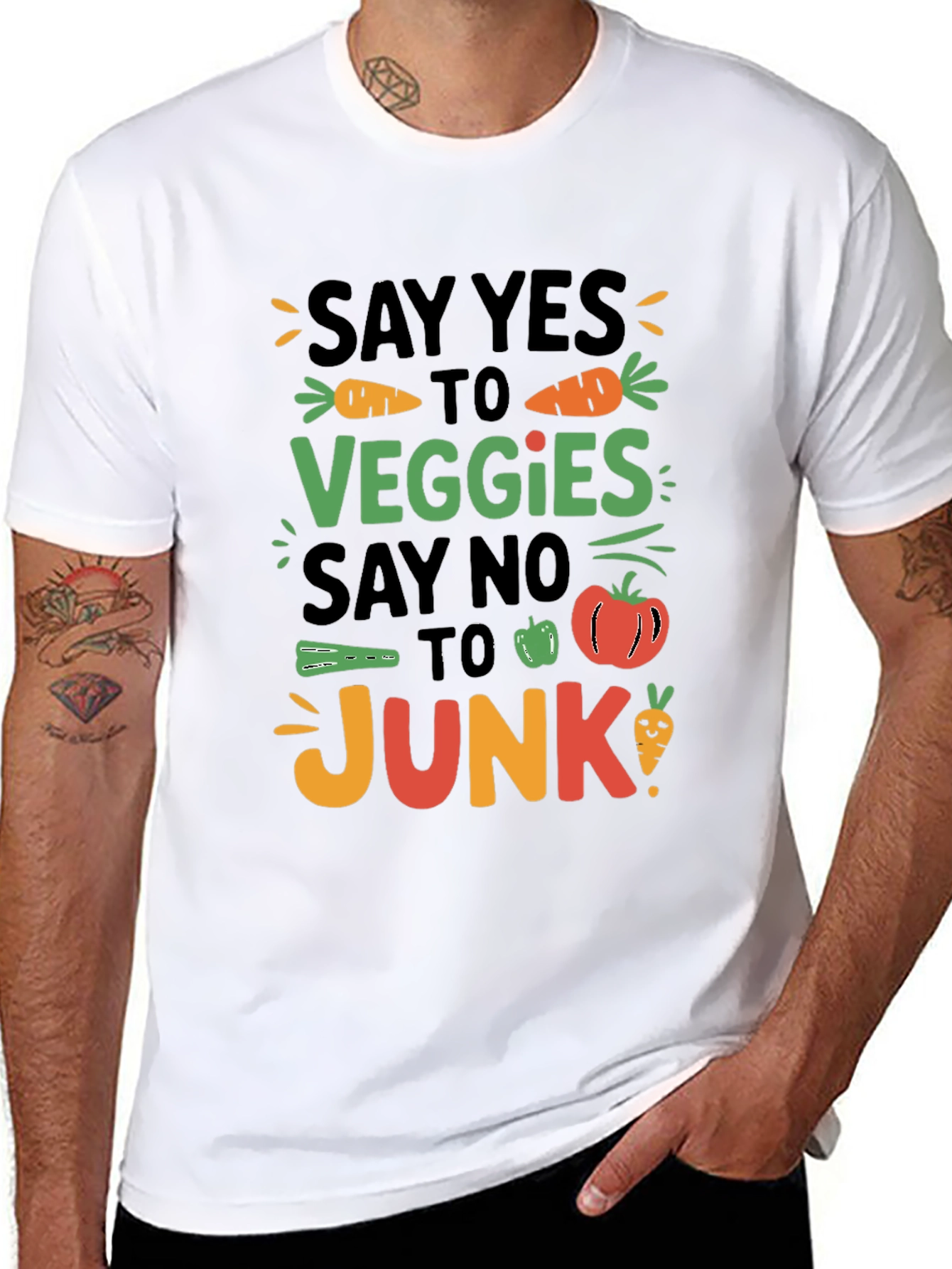 Say Yes to Veggies Graphic Tee