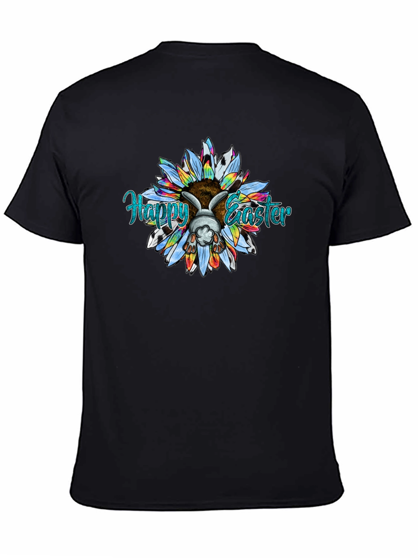Happy Easter Bunny Sunflower T-Shirt