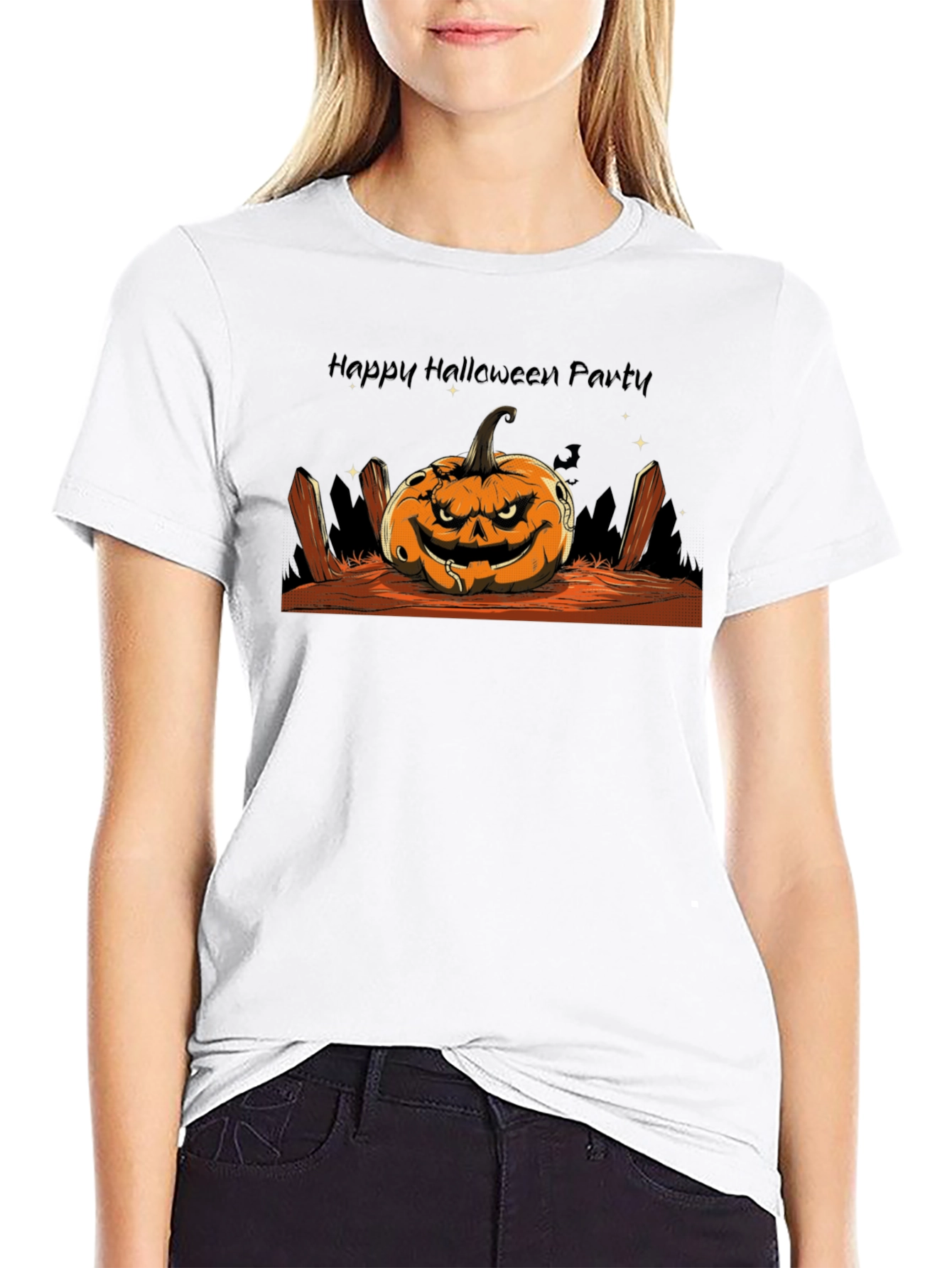 Happy Halloween Party Graphic T-Shirt