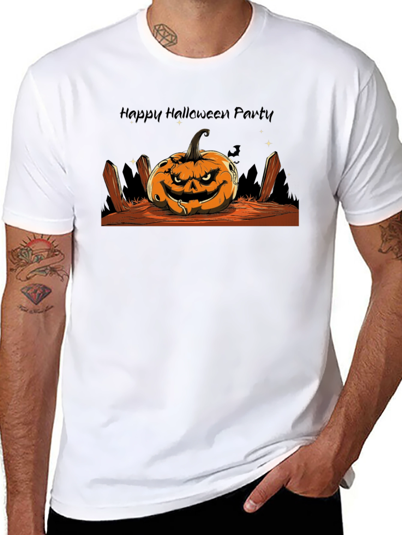 Happy Halloween Party Graphic T-Shirt