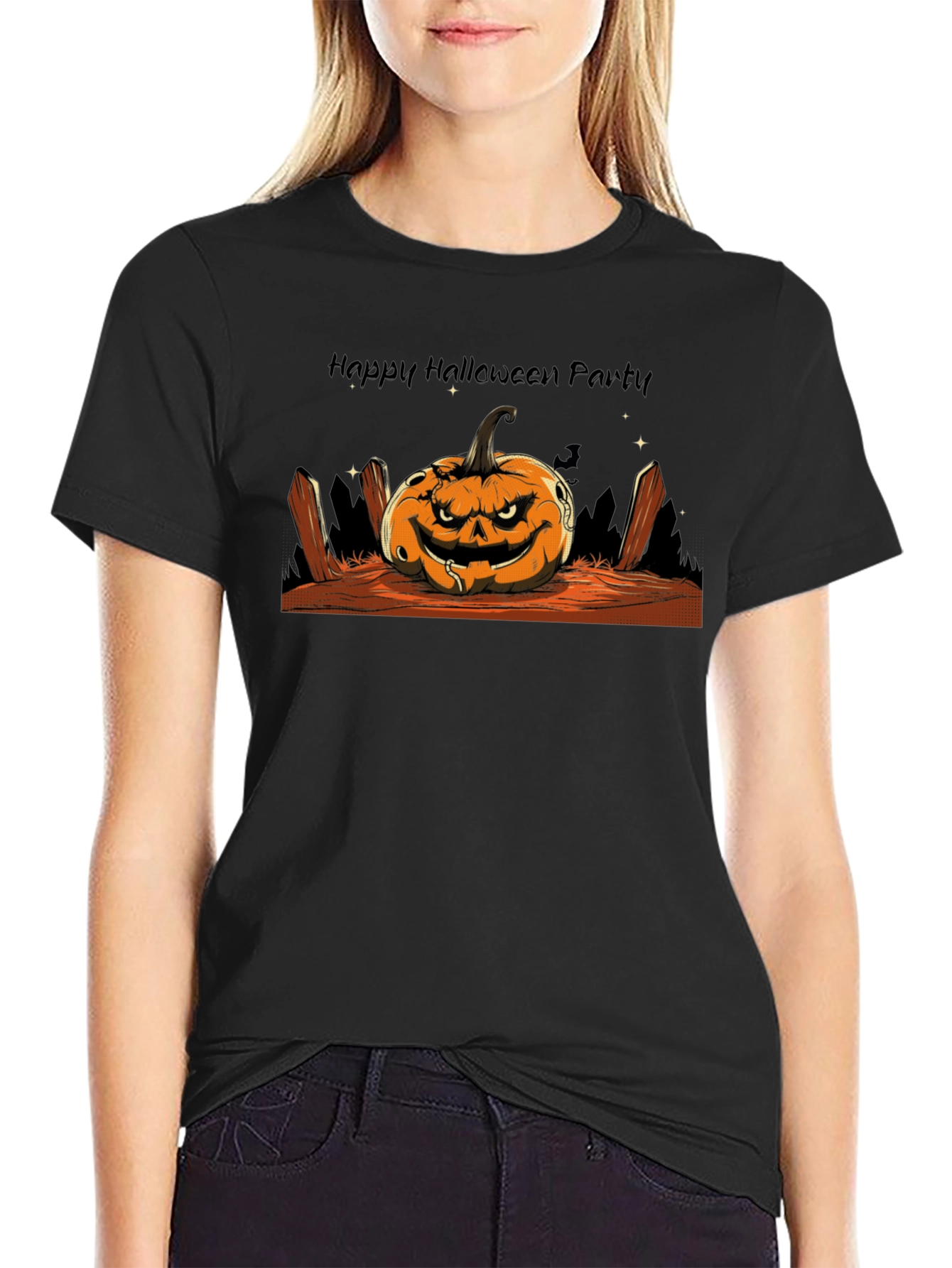Happy Halloween Party Graphic T-Shirt