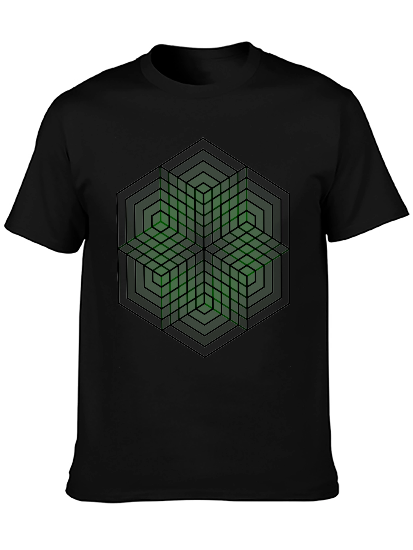 Geometric Illusion T-Shirt