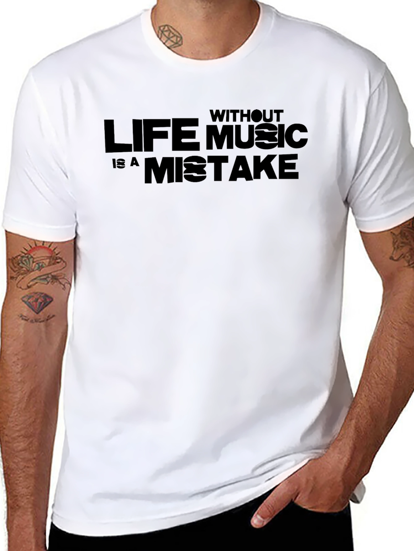Life Without Music is a Mistake Tee