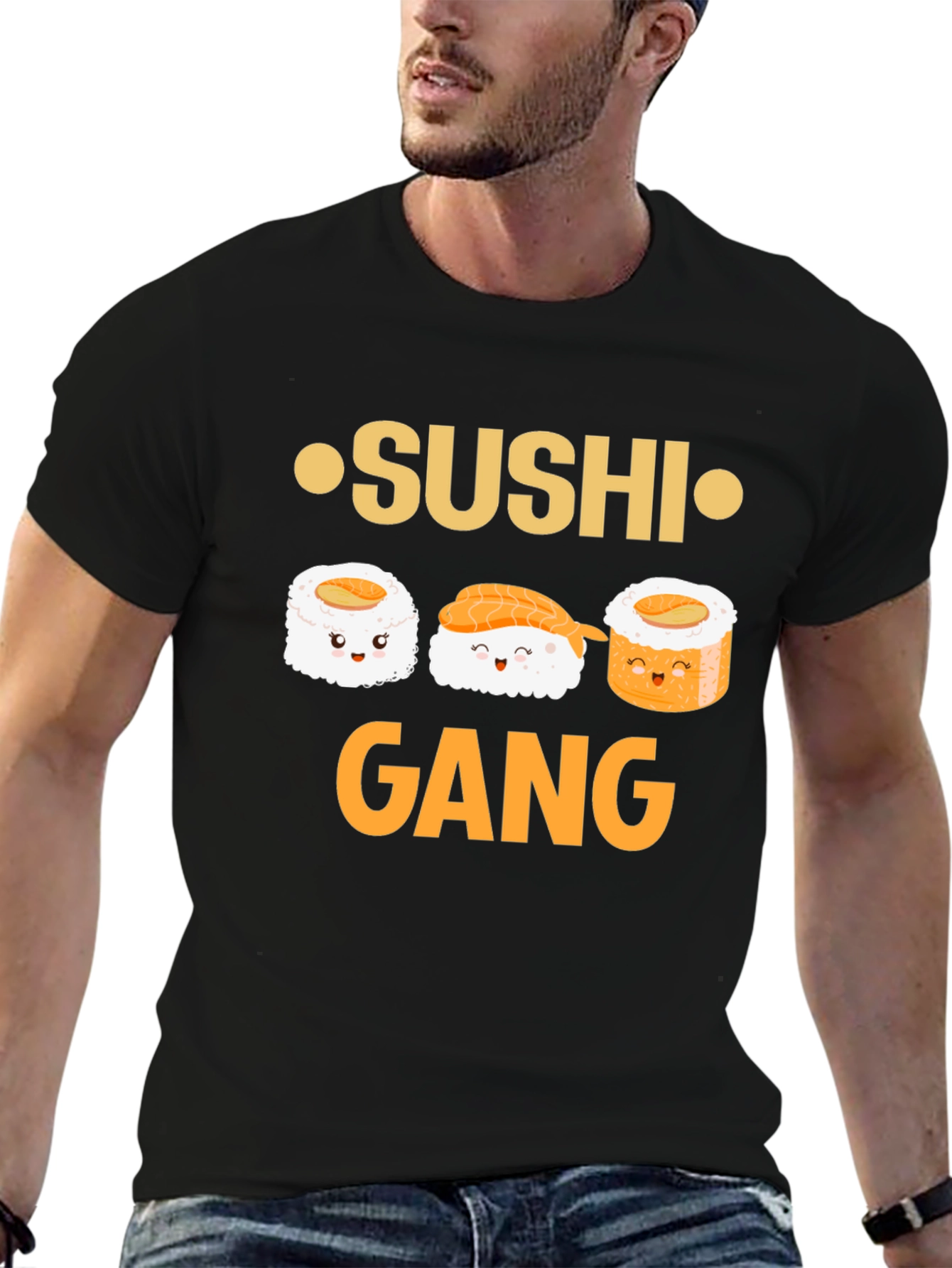 Sushi Gang Graphic Tee -  Fun Sushi Lover T-Shirt