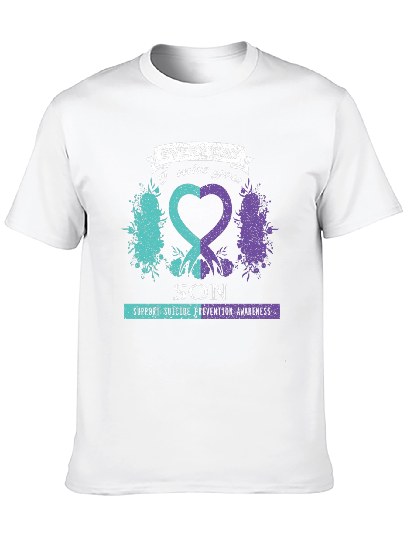 Everyday I Miss You Son Suicide Prevention Awareness T-Shirt