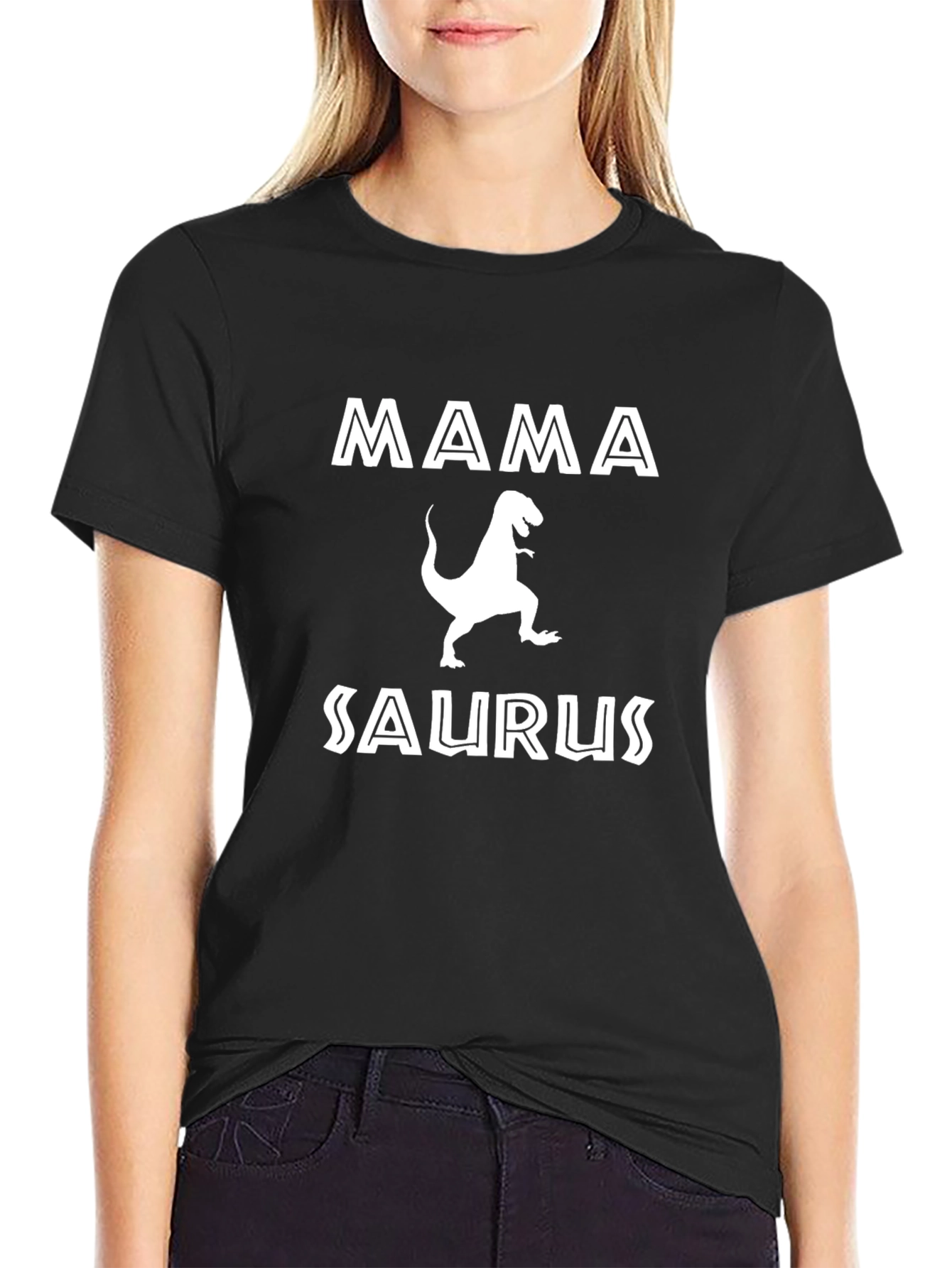 Mama Saurus T-Shirt - Dinosaur Graphic Tee
