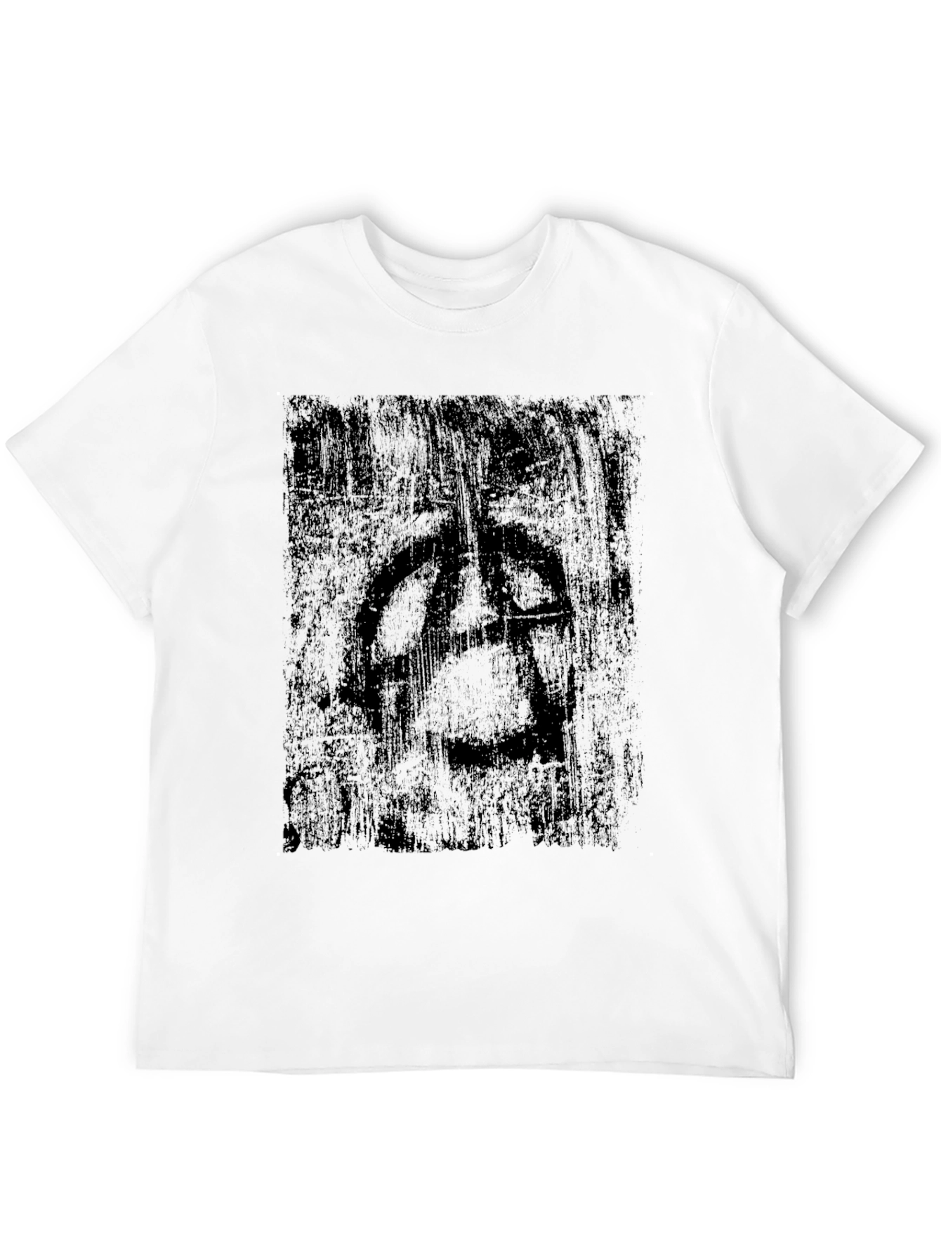 Distressed Graphic Black T-Shirt